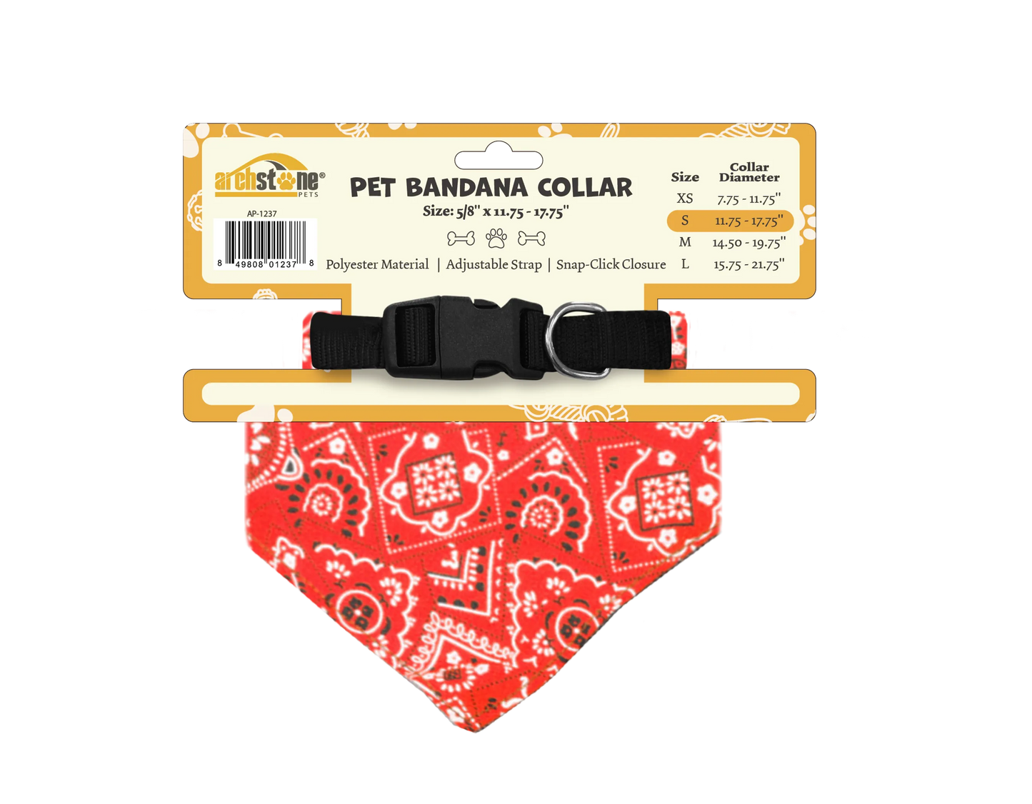 Western Themed Pet Bandana Collars