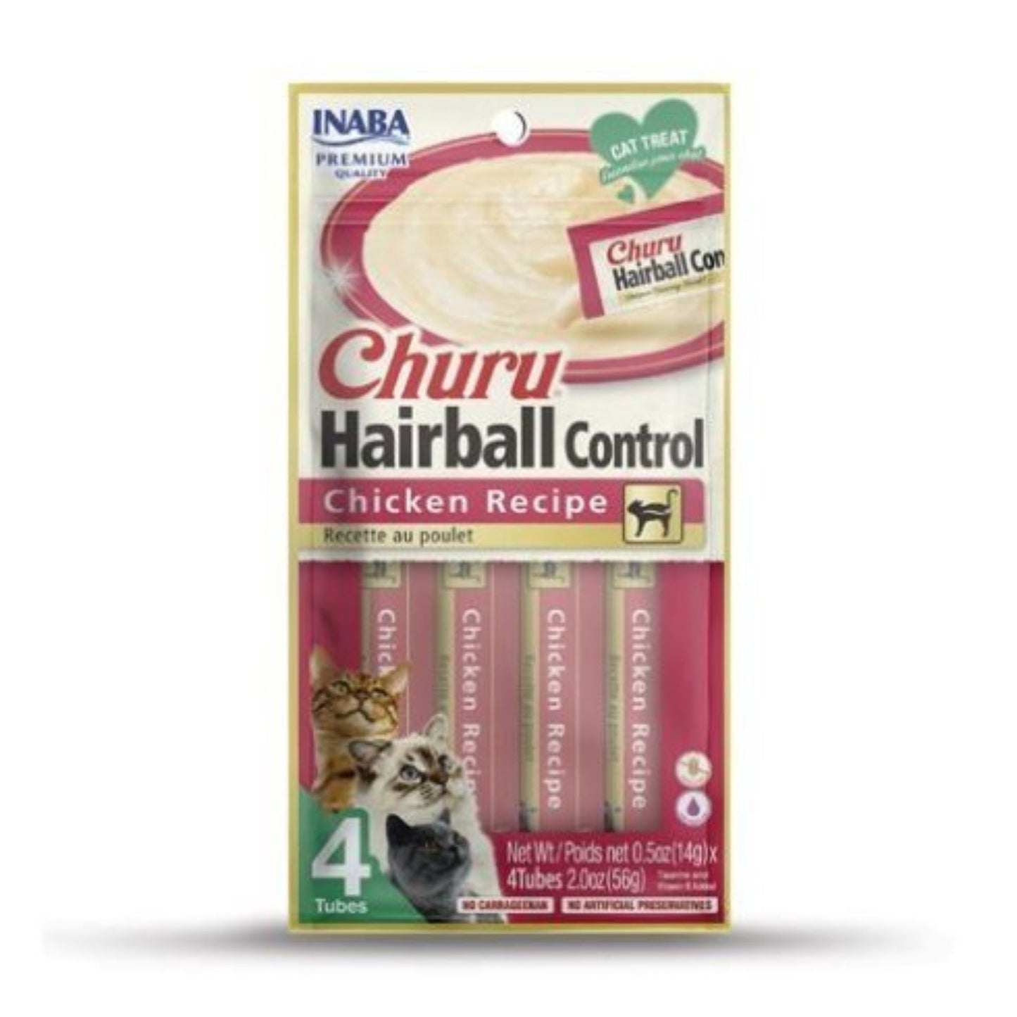 Inaba Churu Hairball Control 2oz. Chicken (4 -count)