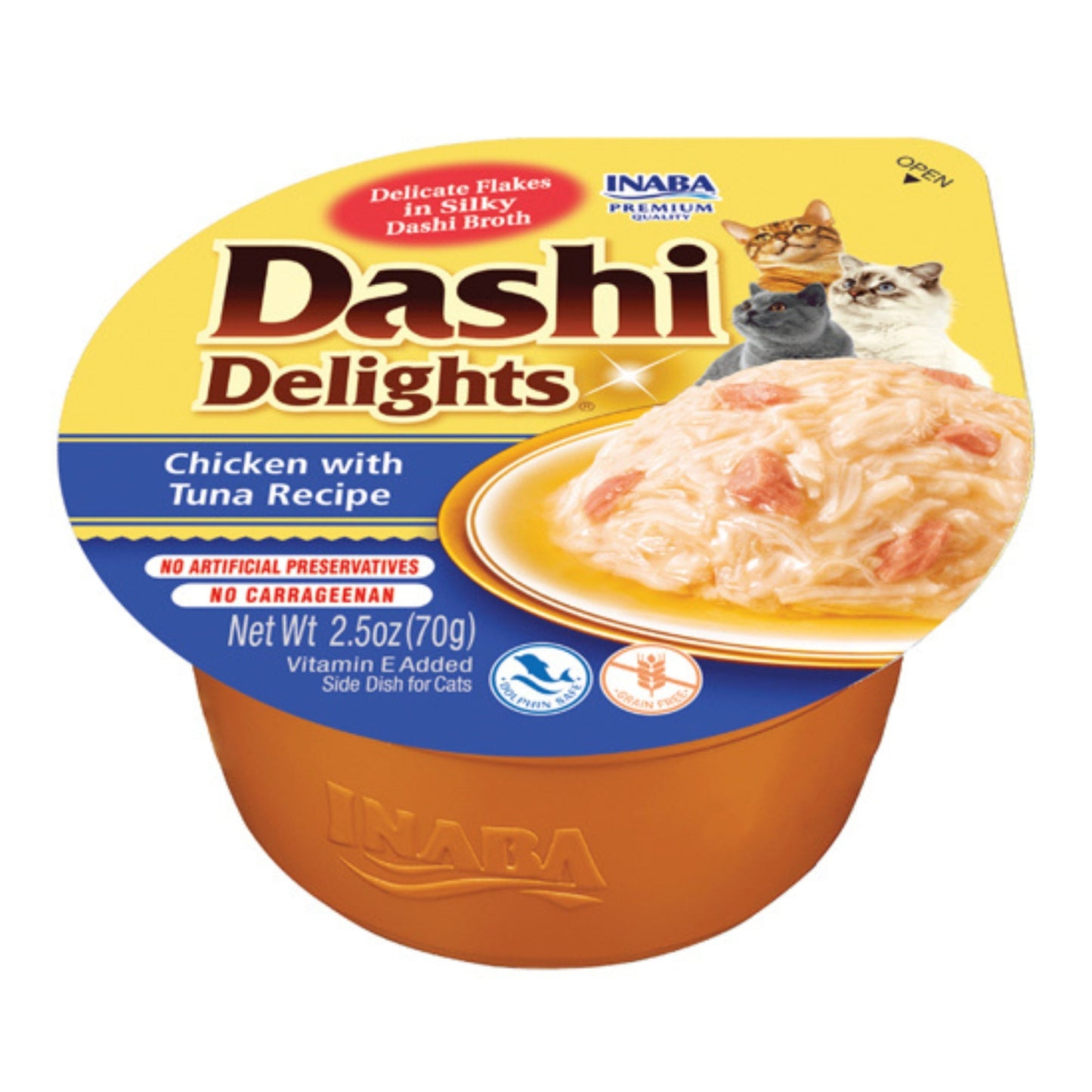 Inaba Dashi Delight 2.5oz. Chicken Tuna (6 count)