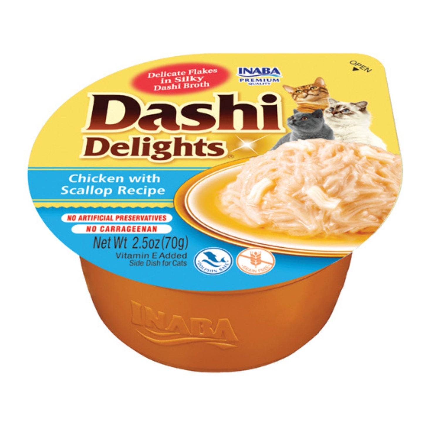 Inaba Dashi Delight 2.5oz. Chicken Scallop (6 count)