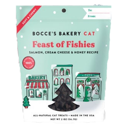 Bocce's Bakery Cat Soft Chewy Feast of Fishes 2oz.