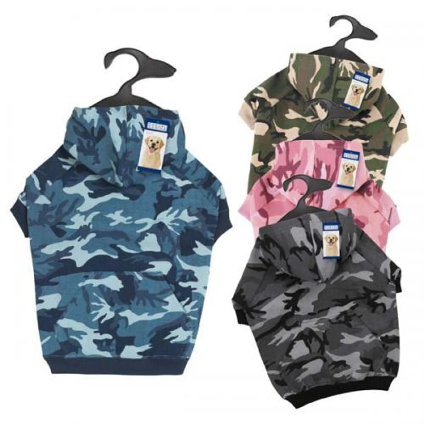 Casual Canine Camo Hoodie