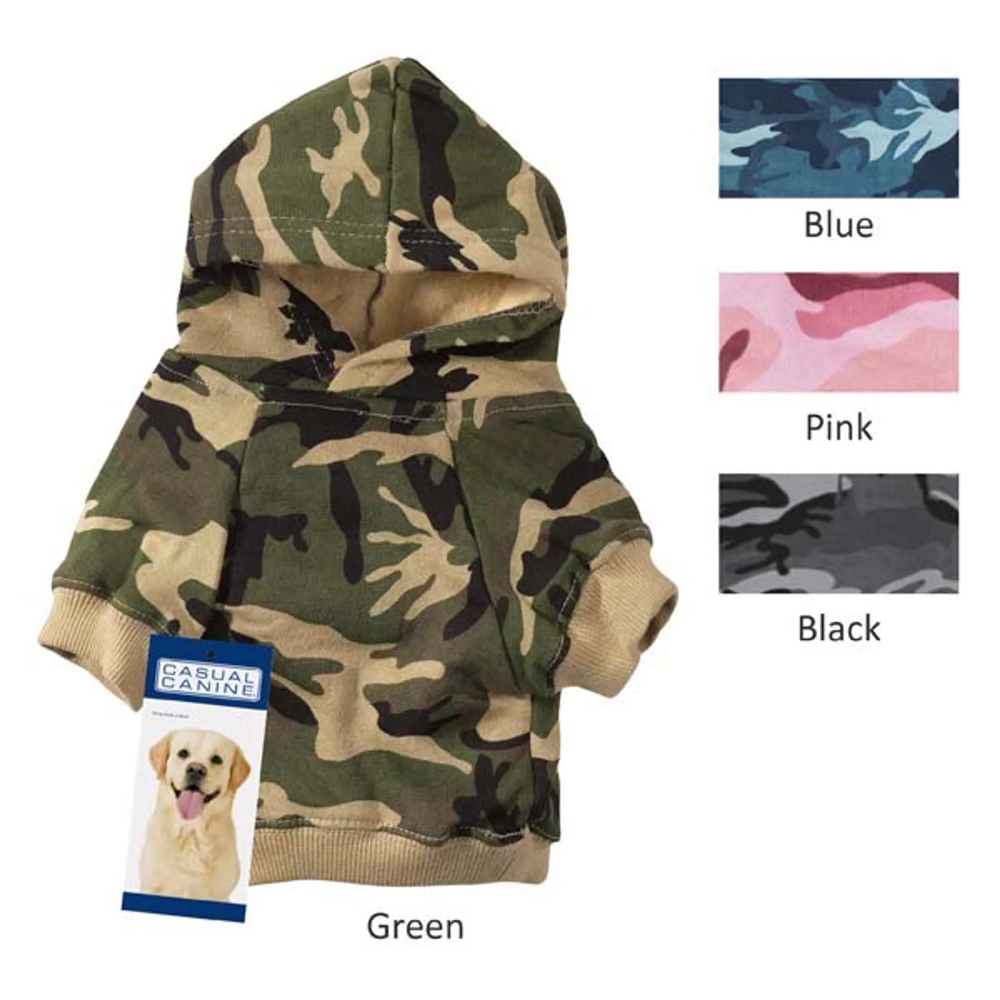 Casual Canine Camo Hoodie