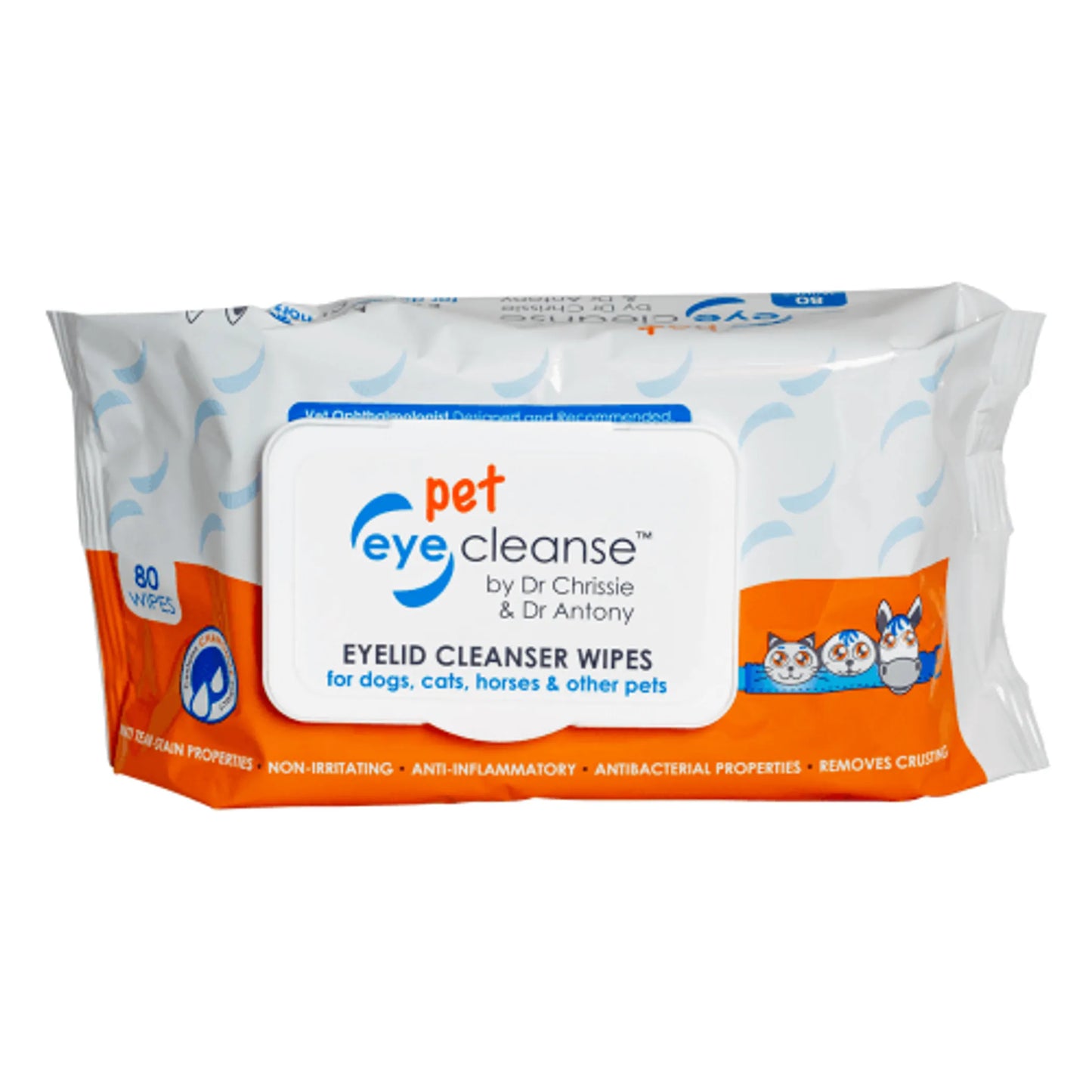 Pet Eye Cleanse Wipes by Dr. Chrissie and Dr. Antony