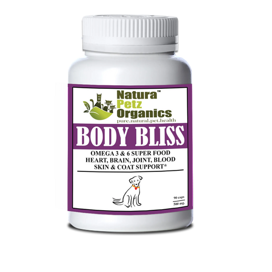 Body Bliss - Omega 3 & 6 Super Food + Heart, Brain Joint, Blood & Coat Support*