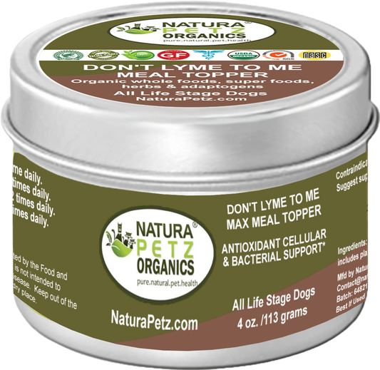 Don'T Lyme To Me Max Meal Topper* Antioxidant Cellular & Bacterial Support* Dogs & Cats*