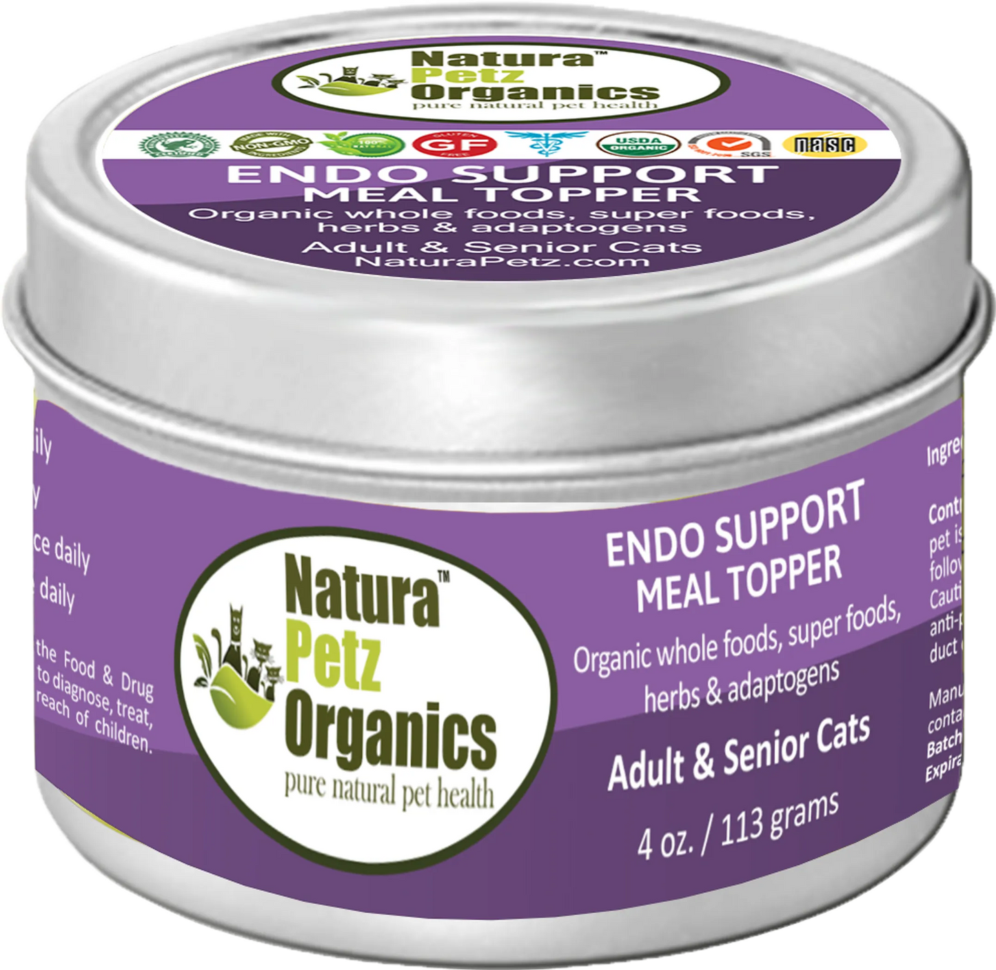 Endo Support Meal Topper For Dogs And Cats* Natura Petz Organics