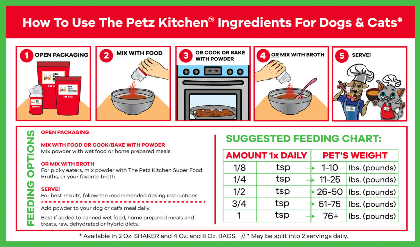 Ashwagandha Powder - Stress, Concentration & Energy Support*  The Petz Kitchen Dogs Cats