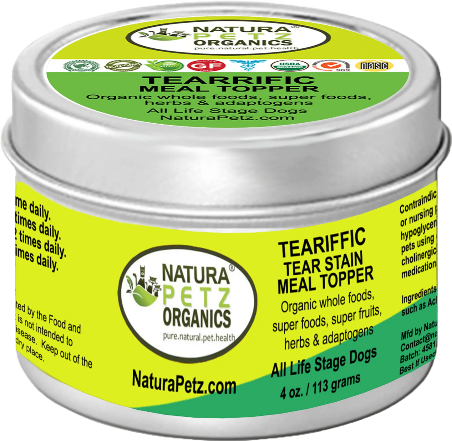 Teariffic Meal Topper - Tear Stain Support For Dogs* Tear Stain Support For Cats*