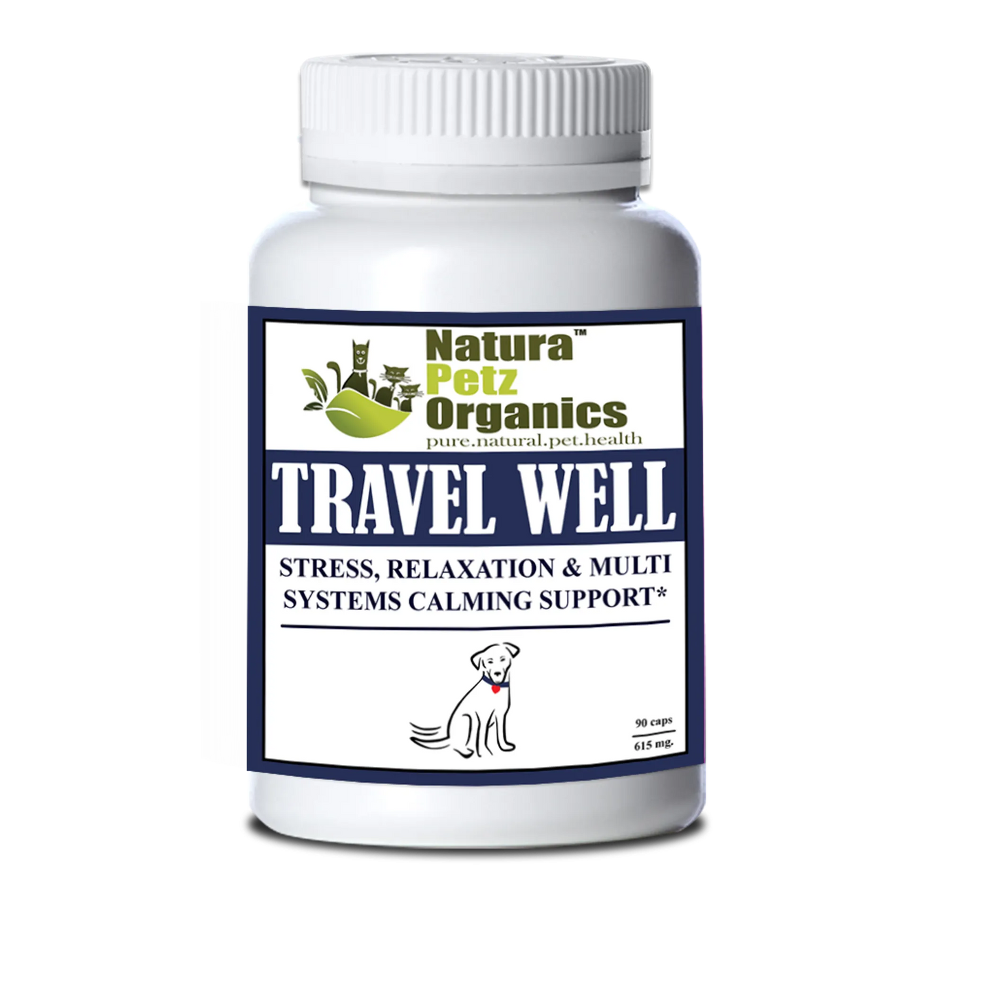 Travel Well - Stress, Relaxation & Calming Stress Support* For Dogs And Cats On The Go*