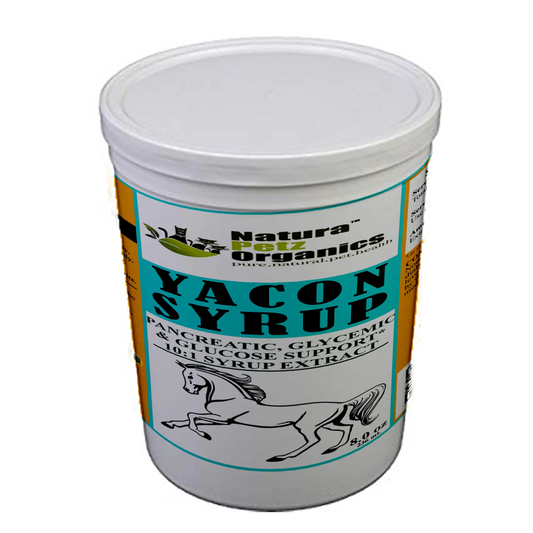 Yacon Leaf Syrup - Pancreatic Support* 10:1  The Petz Kitchen  Yacon Syrup 10:1 Alcohol Free  For Dogs & Cats* Meals & Treats