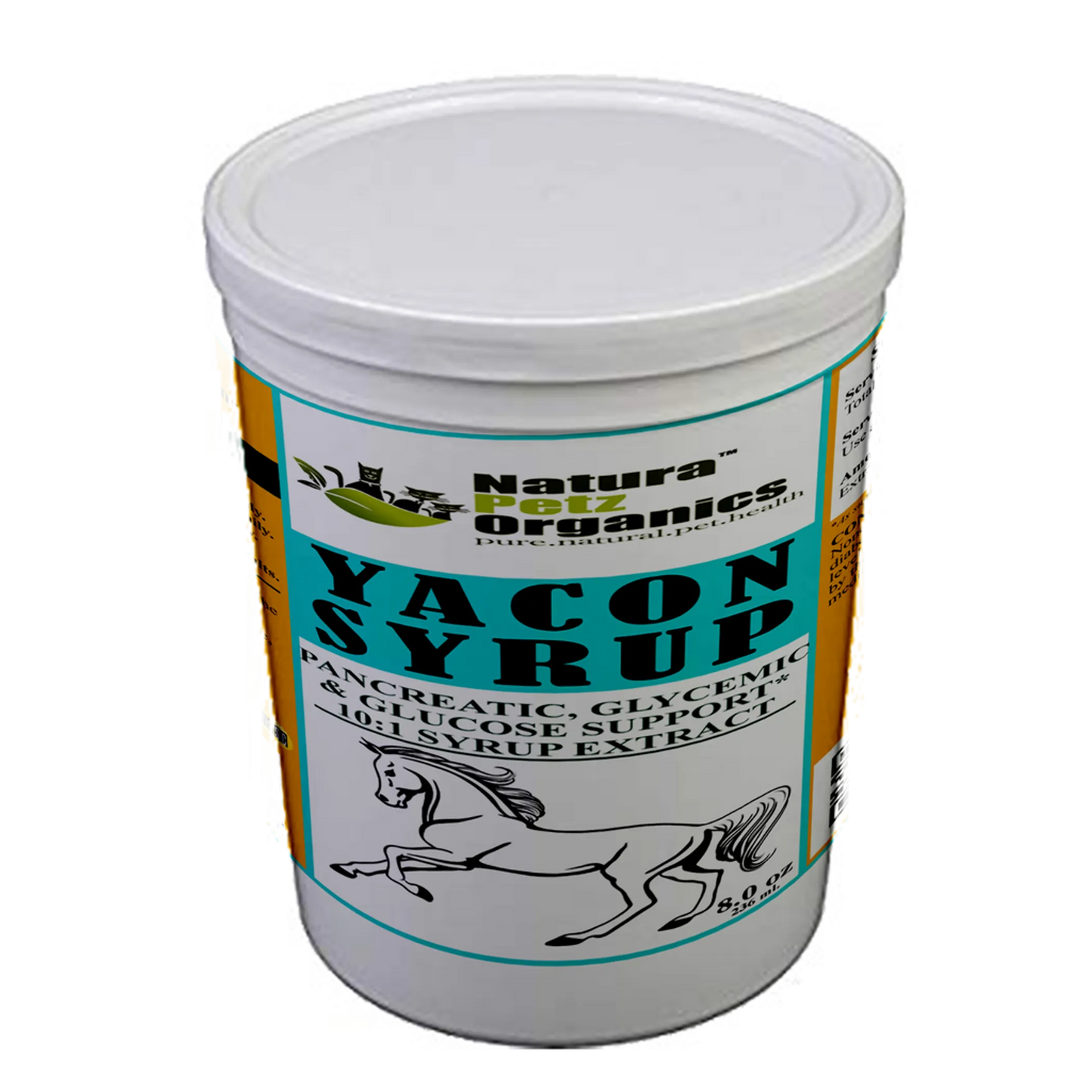 Yacon Leaf Syrup - Pancreatic Support* 10:1  The Petz Kitchen  Yacon Syrup 10:1 Alcohol Free  For Dogs & Cats* Meals & Treats