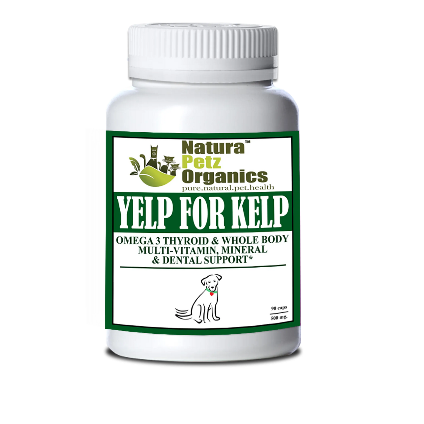 Yelp For Kelp - Omega 3 & 6 Thyroid & Whole Body Multi-Mineral, Vitamin & Dental Support*