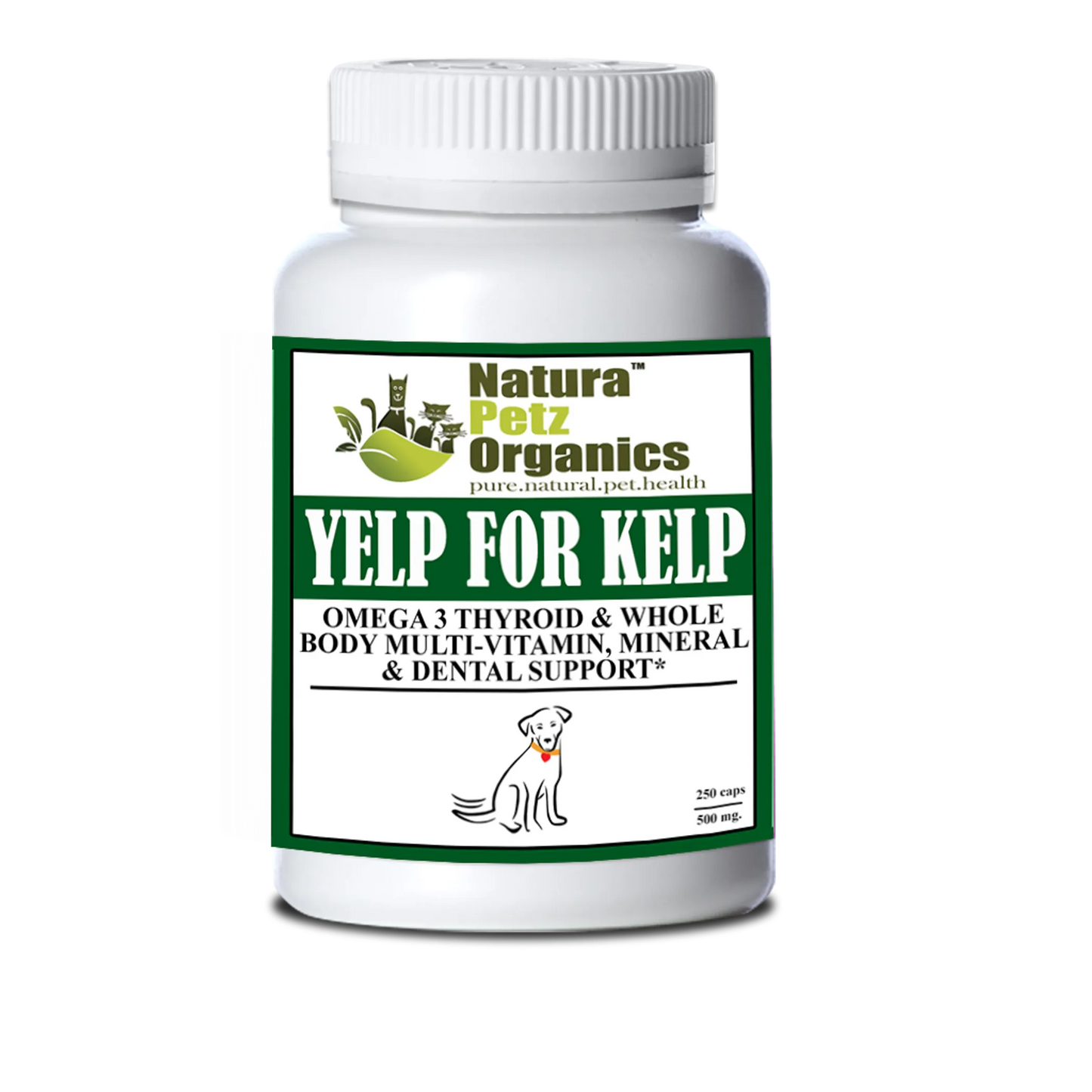 Yelp For Kelp - Omega 3 & 6 Thyroid & Whole Body Multi-Mineral, Vitamin & Dental Support*