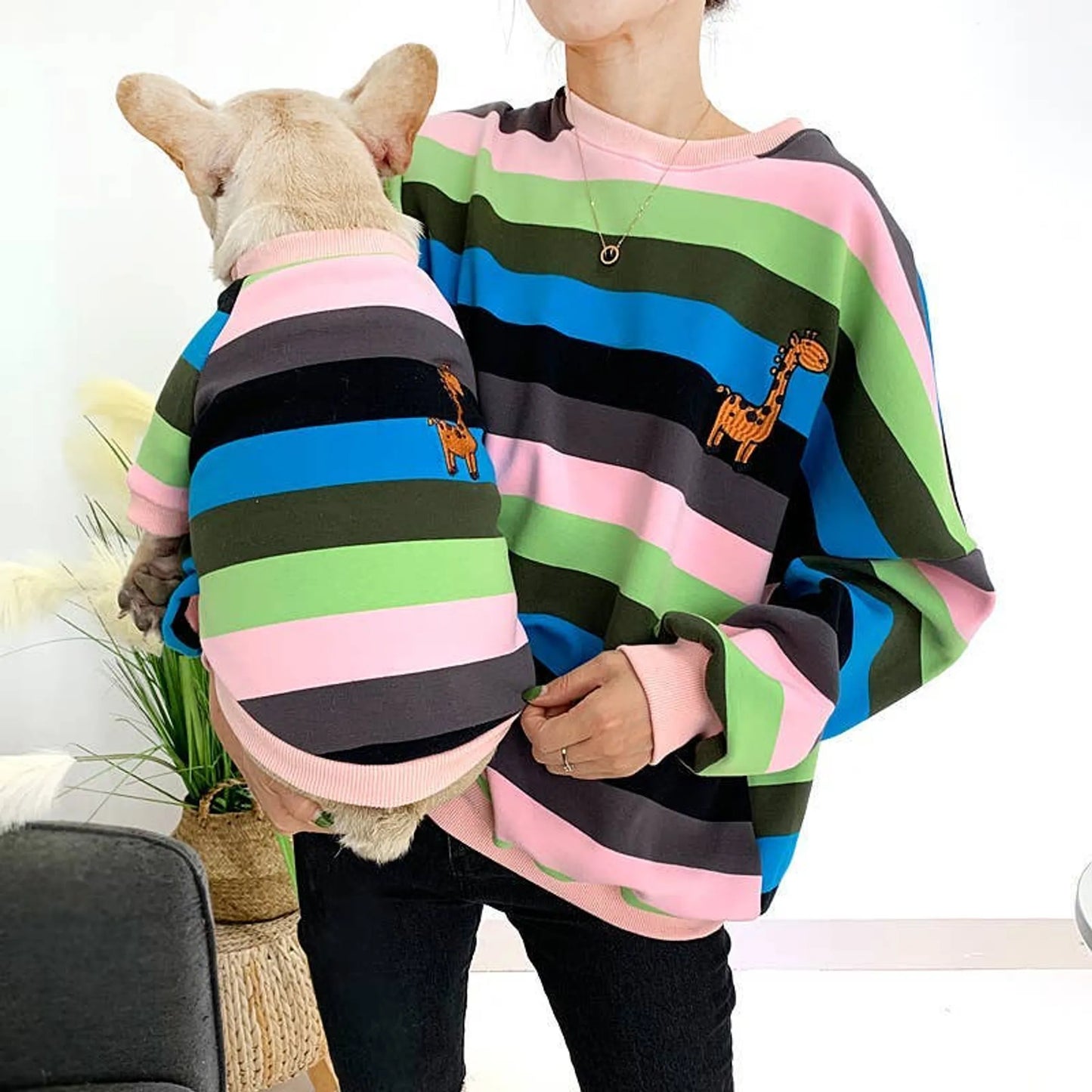 Giraffe Stripe - Matching Pet and Owner Clothing Set