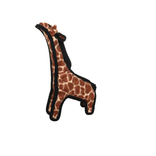 Tuffy Jr Zoo Giraffe Durable Dog Toy Brown 1ea/11 in