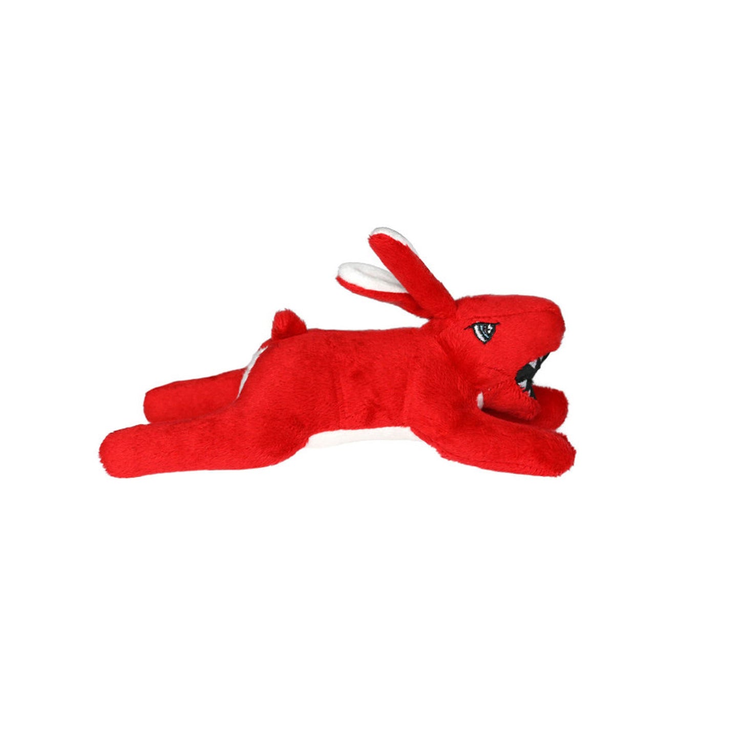 Mighty Jr Angry Animals Rabbit Durable Dog Toy Red 1ea/8 in