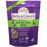 Stella and Chewys Cat Freeze Dried Duck Duck Goose Dinner 18oz.