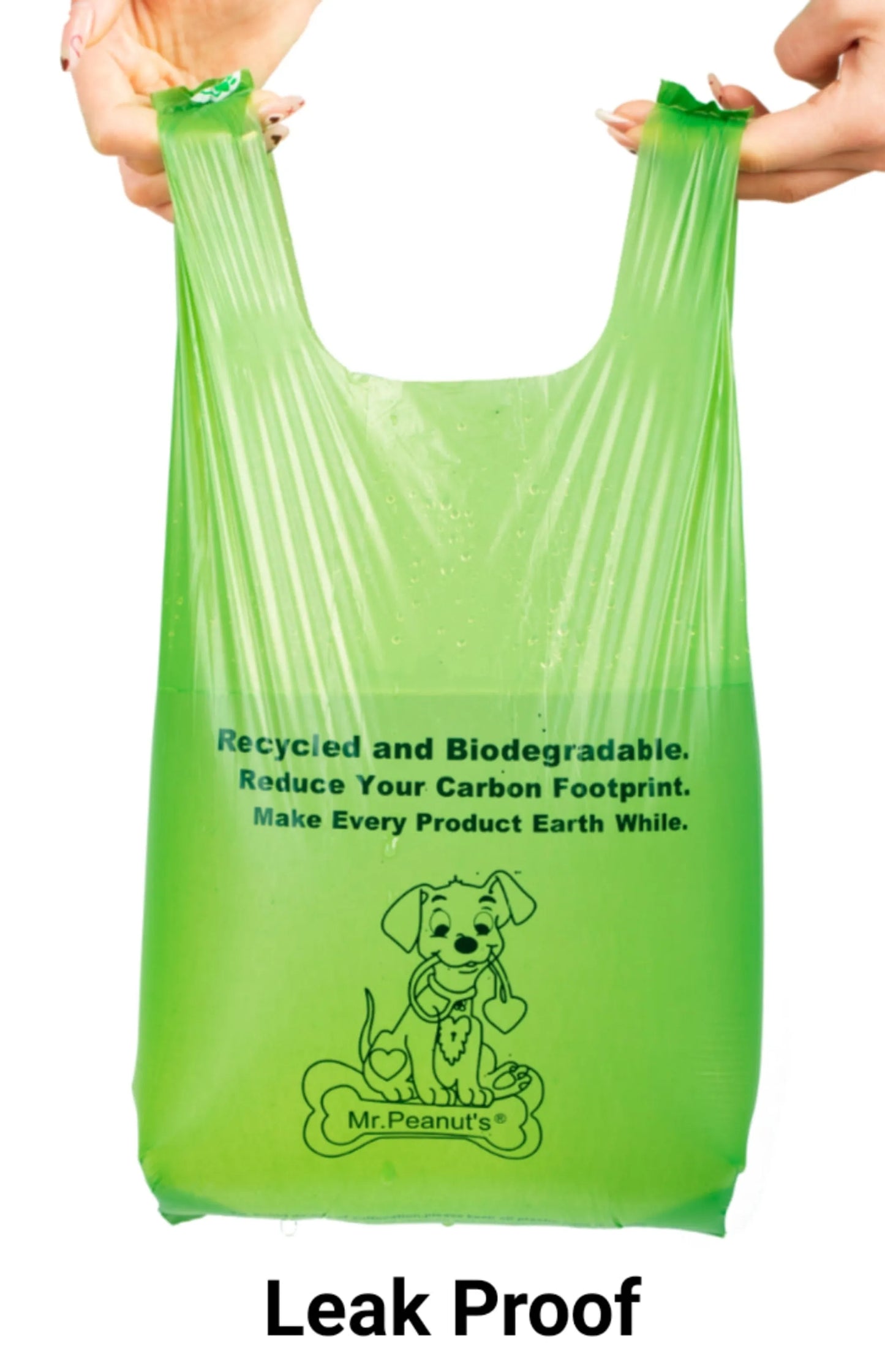 Mr. Peanut's XL Pooper Scooper and BioDegradable Recycled Plant Based Waste Bags