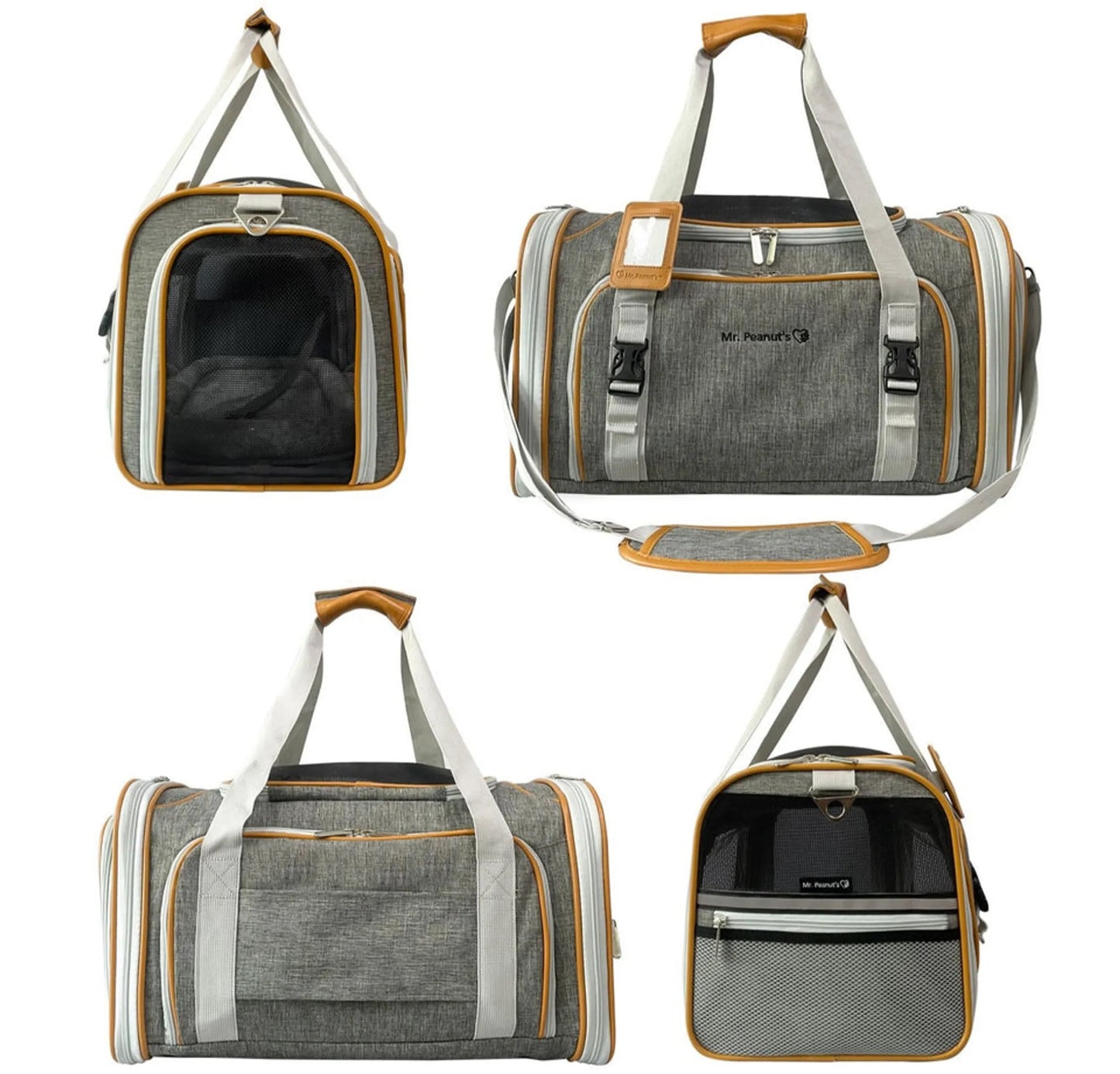 Mr. Peanut's Platinum Series Double Expandable Pet Carrier