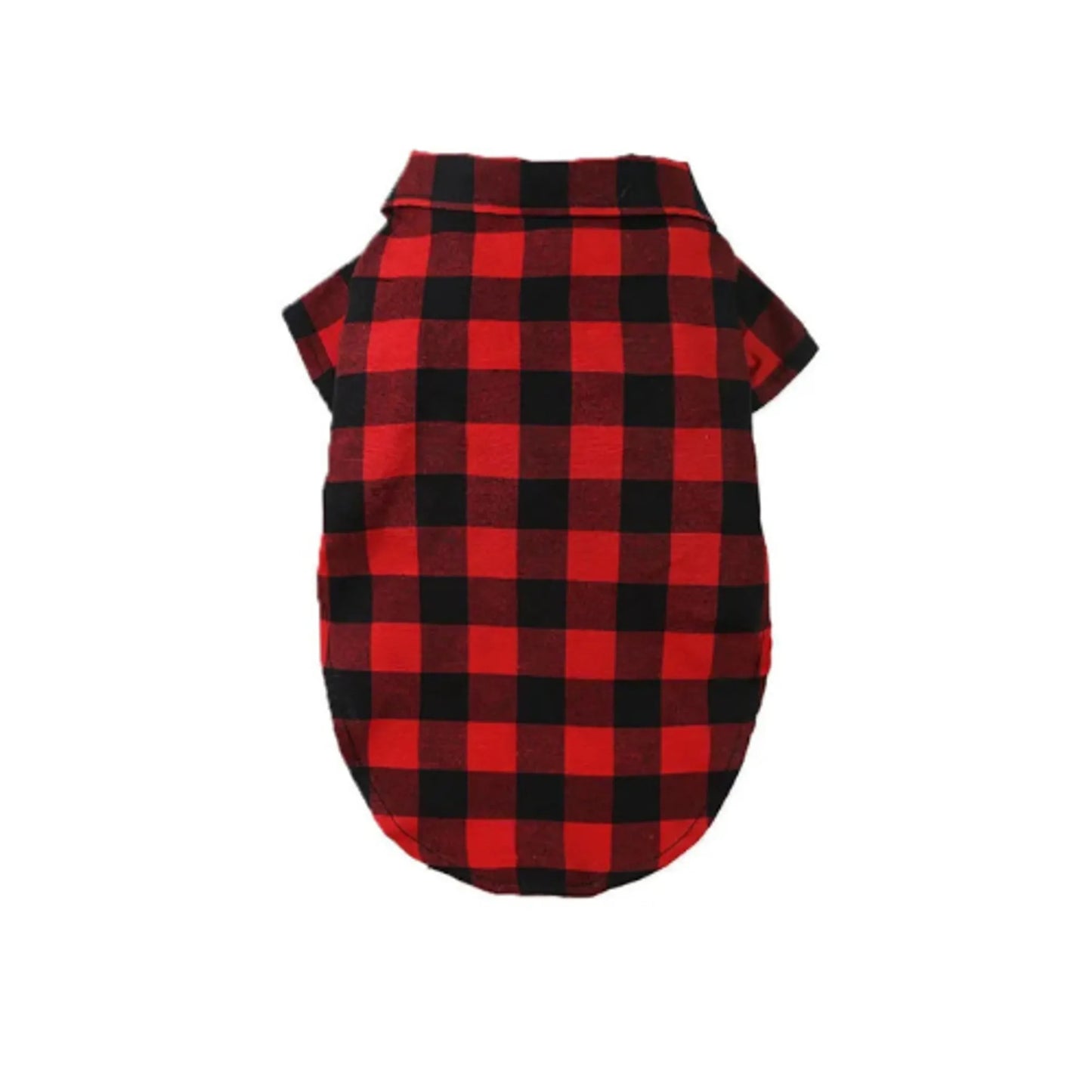 My Fancy Buffalo Plaid Bowtie Dog Shirt