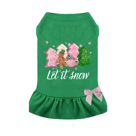 Let It, Snow Gingerbread Dress