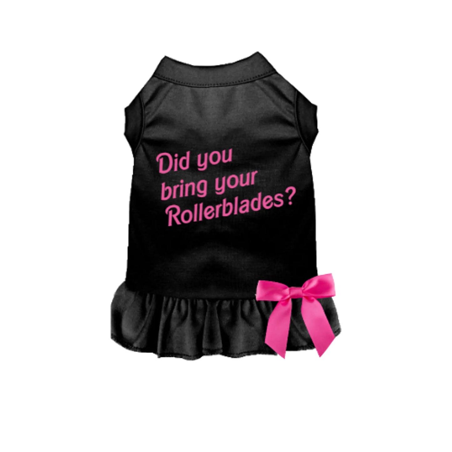 Did You Bring Your Rollerblades? Dog Dress