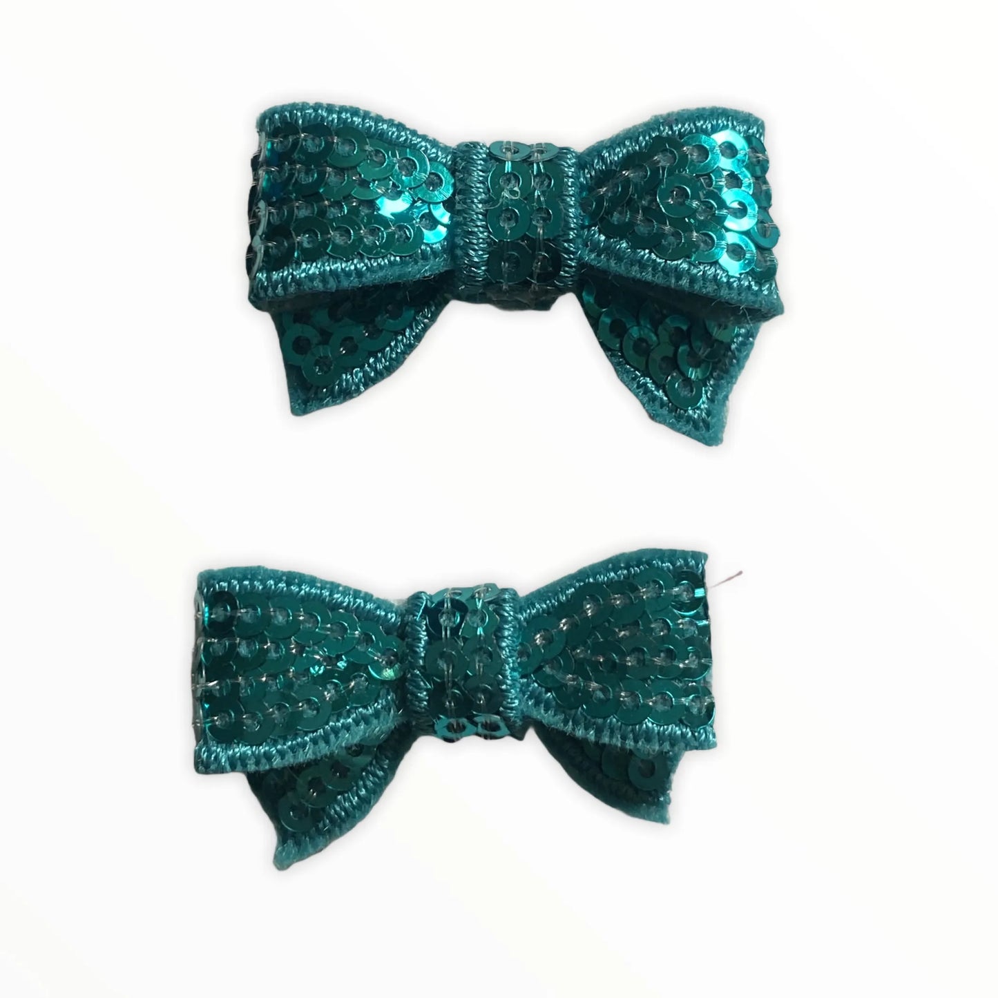 Mini Sequin Hair Bow Clips