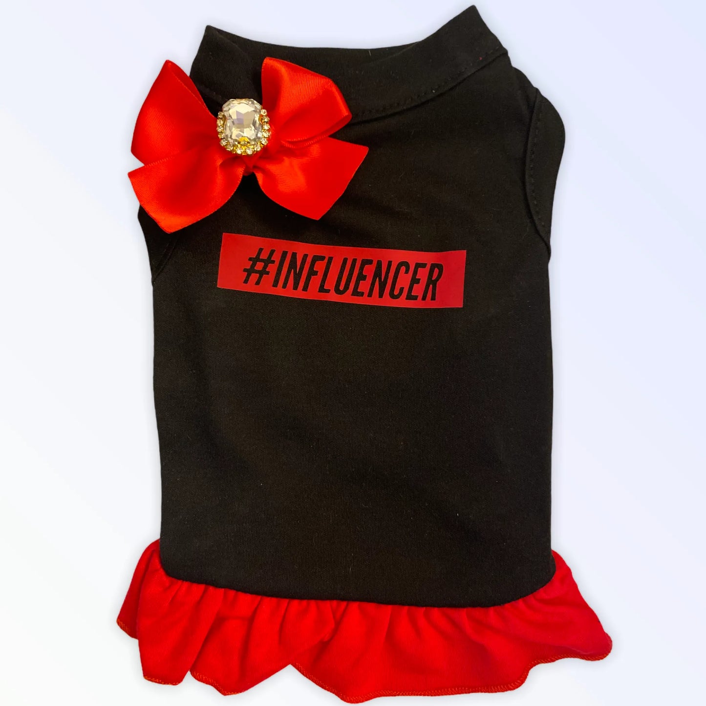 #INFLUENCER- R/B - Color: Red and black | Pack Of: 1 | Style: Dress