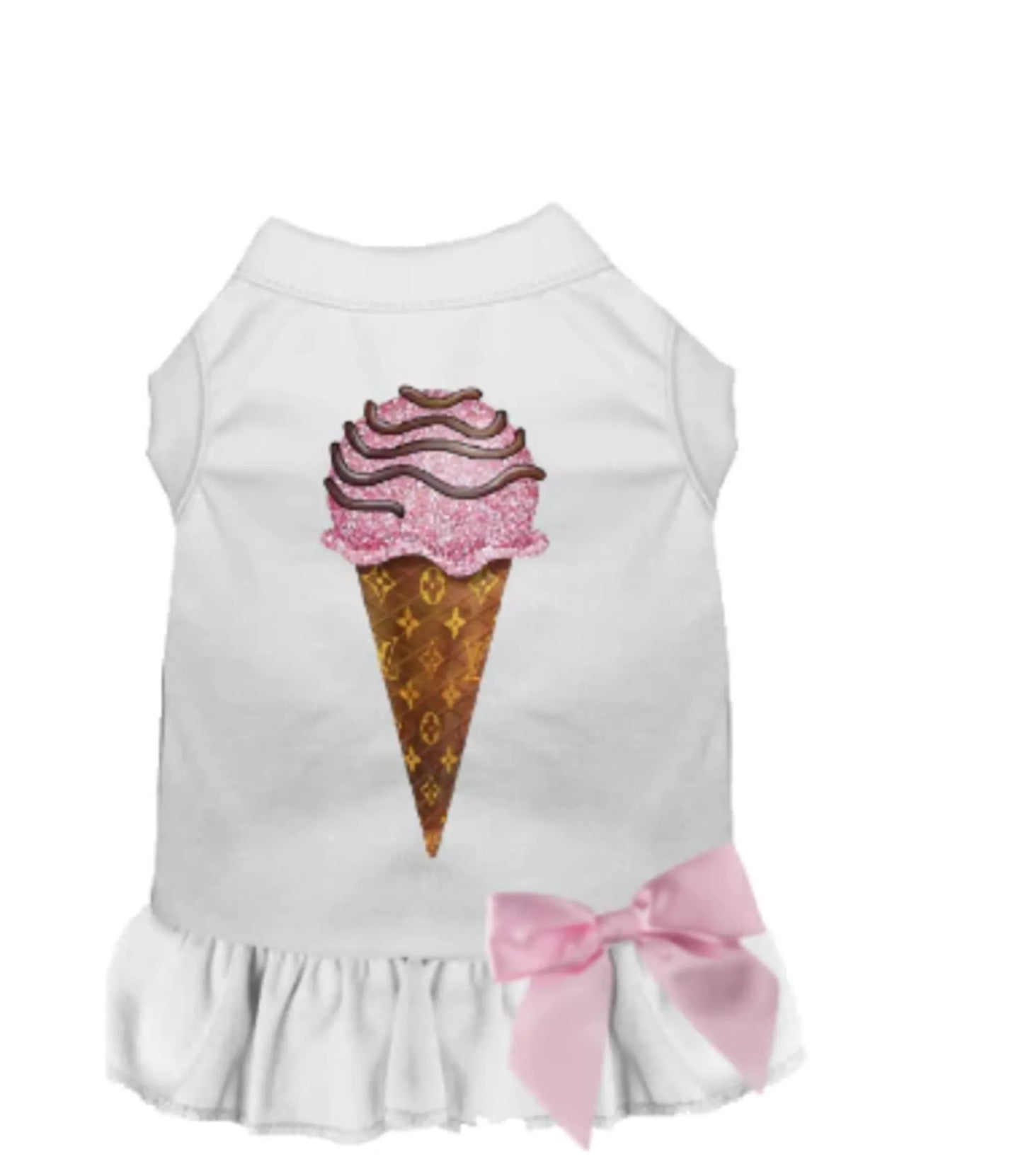 My Favorite Chewy Vuitton Ice Cream Dress