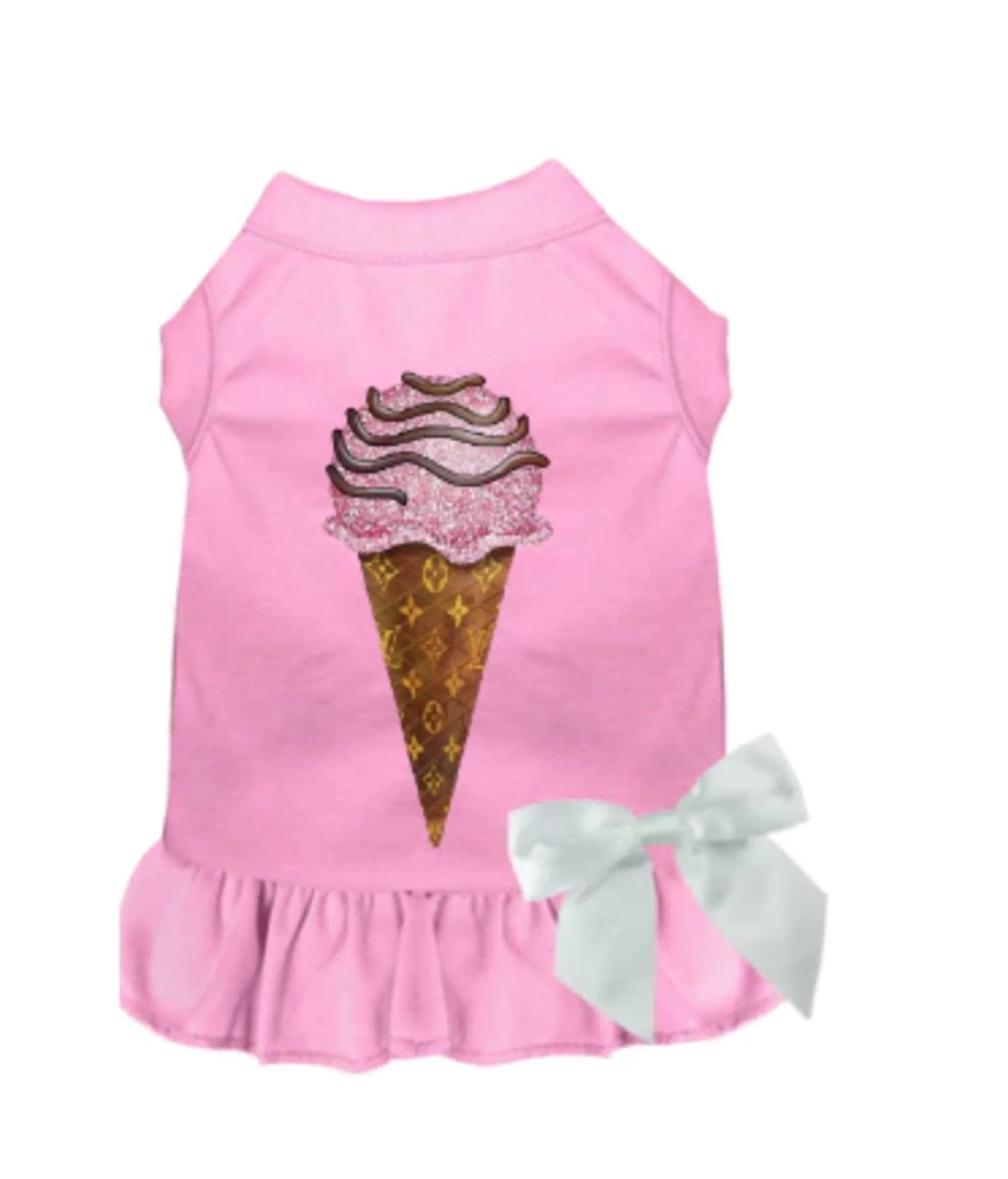 My Favorite Chewy Vuitton Ice Cream Dress