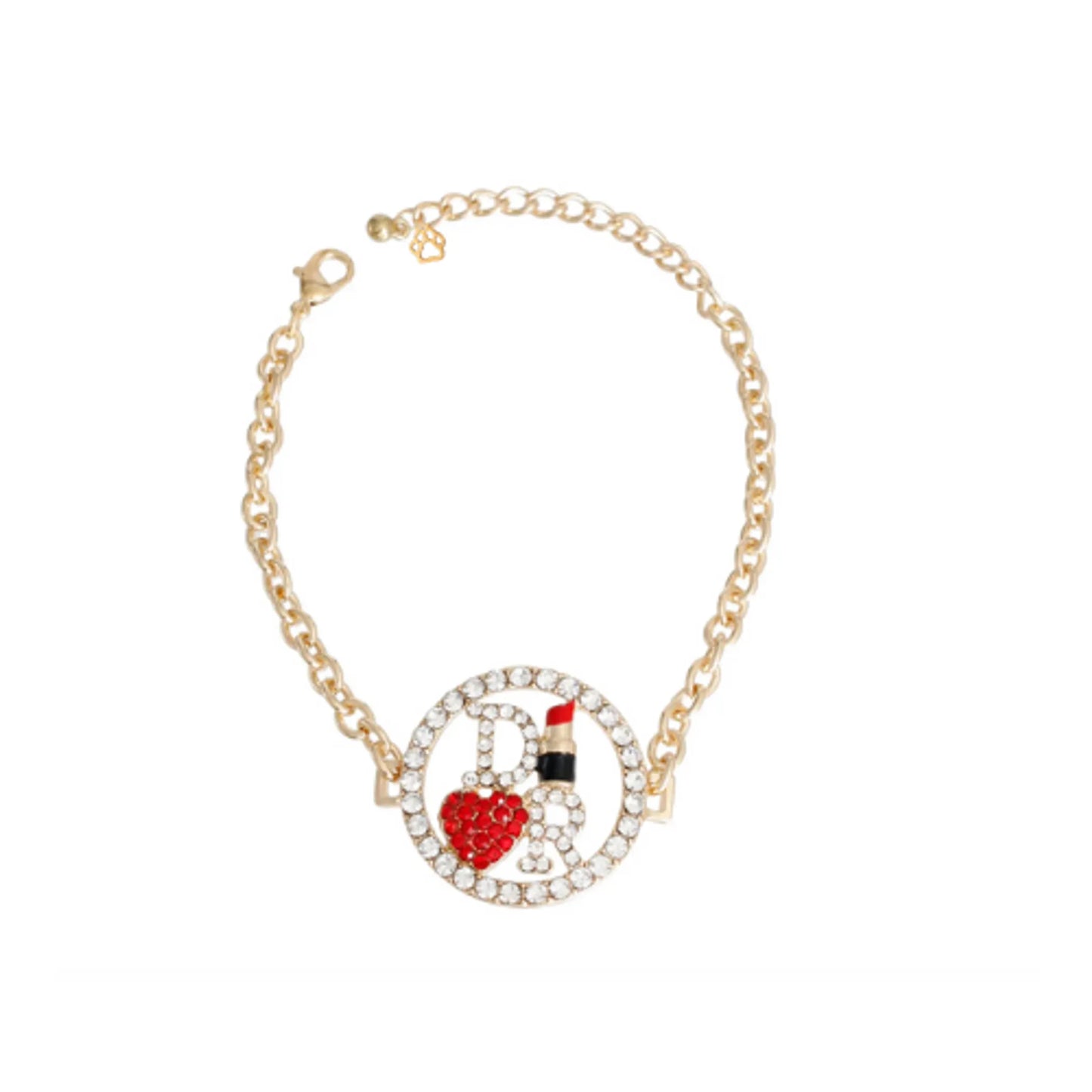 Paw-Dior Charm Dog Necklace