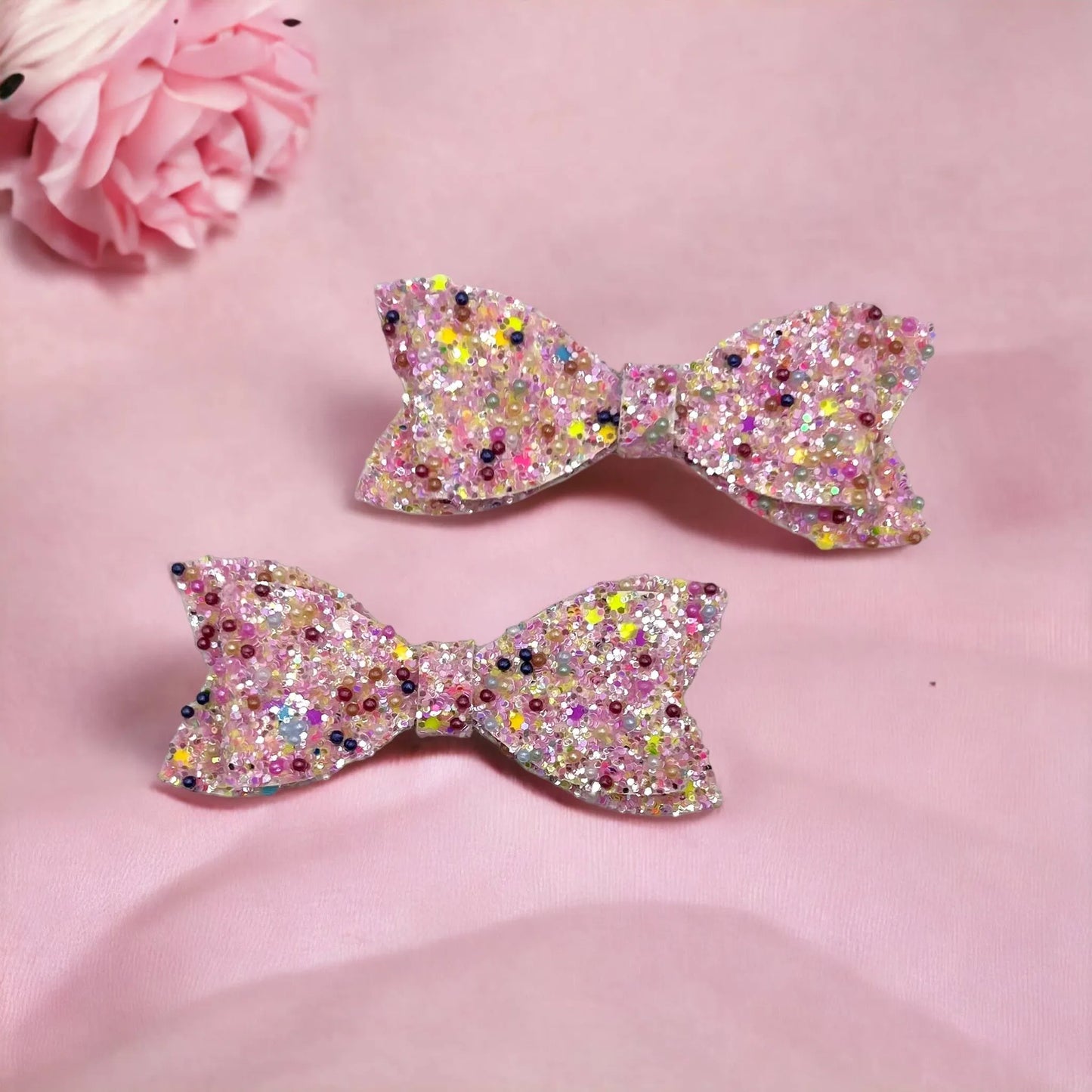 Pearl Caviar Beaded Dog Barrette - Limited Edition