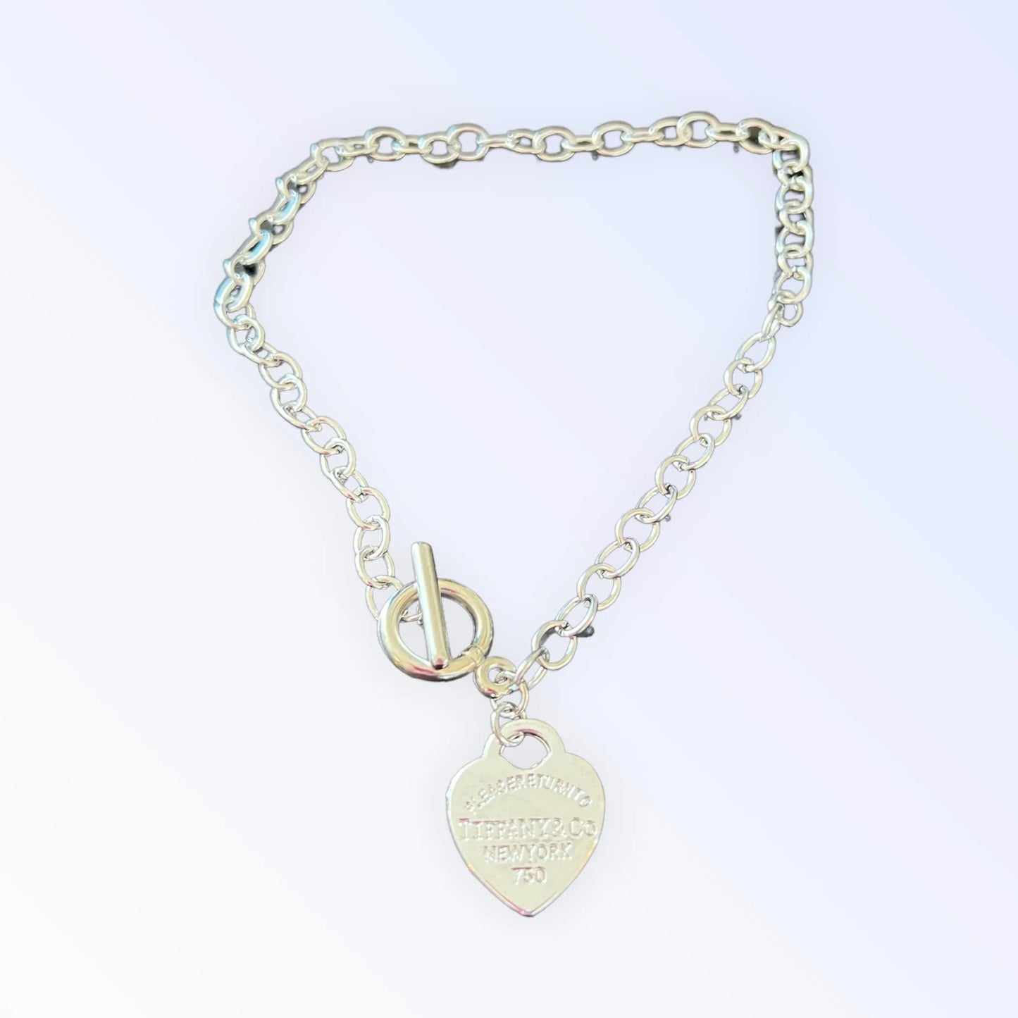 Return To Sniffany Heart Charm Necklace