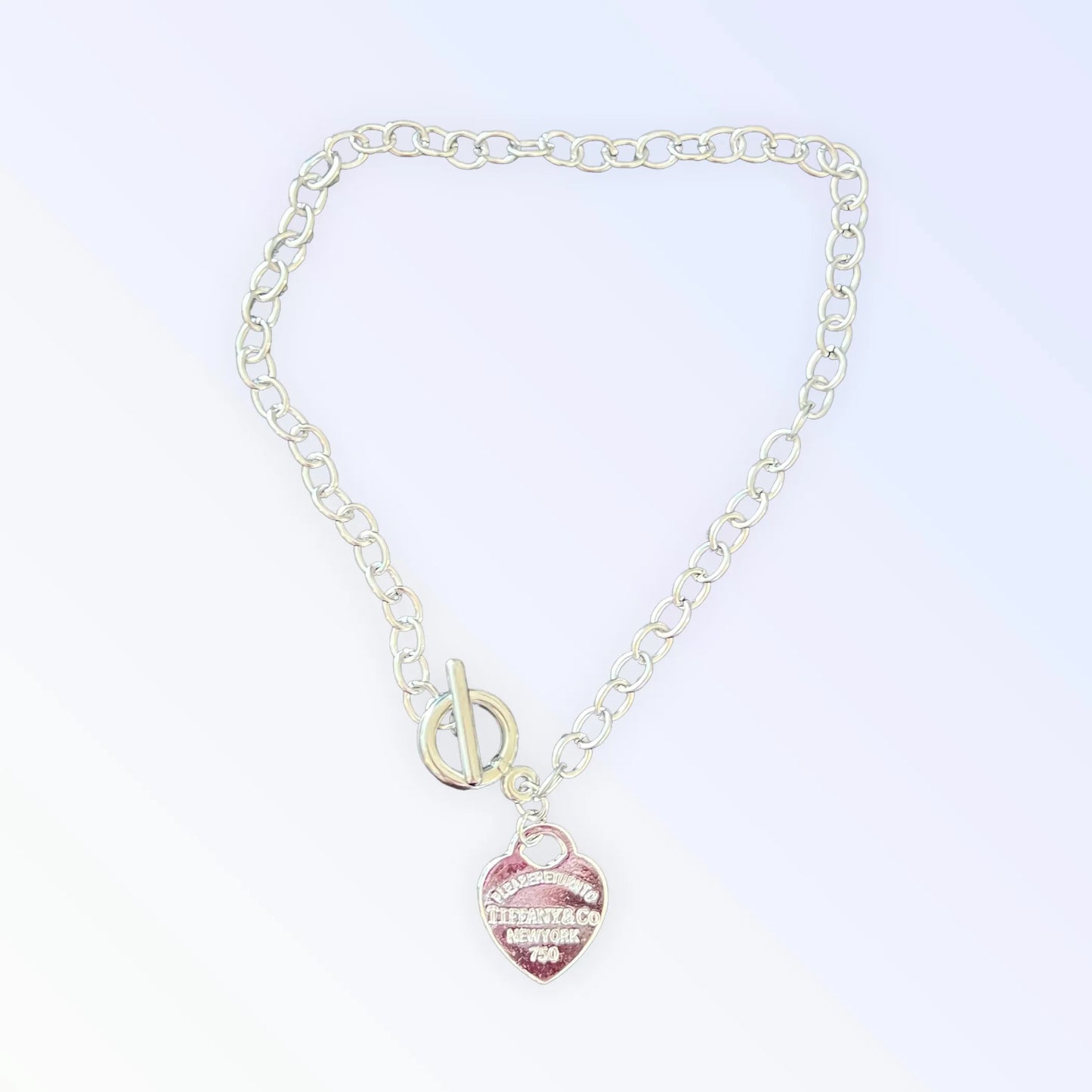 Return To Sniffany Heart Charm Necklace