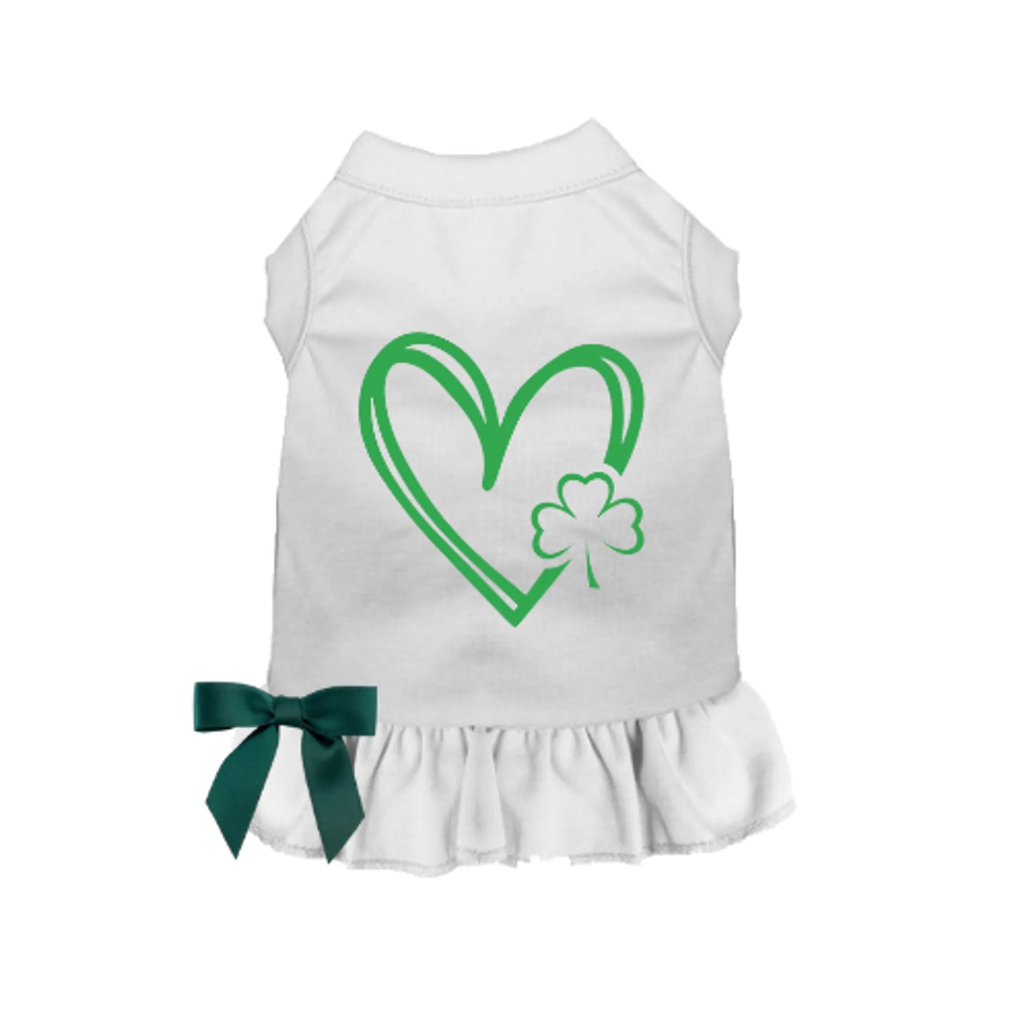 Shamrocks & Hearts Dog Dress/Shirt - Pack Of: 1