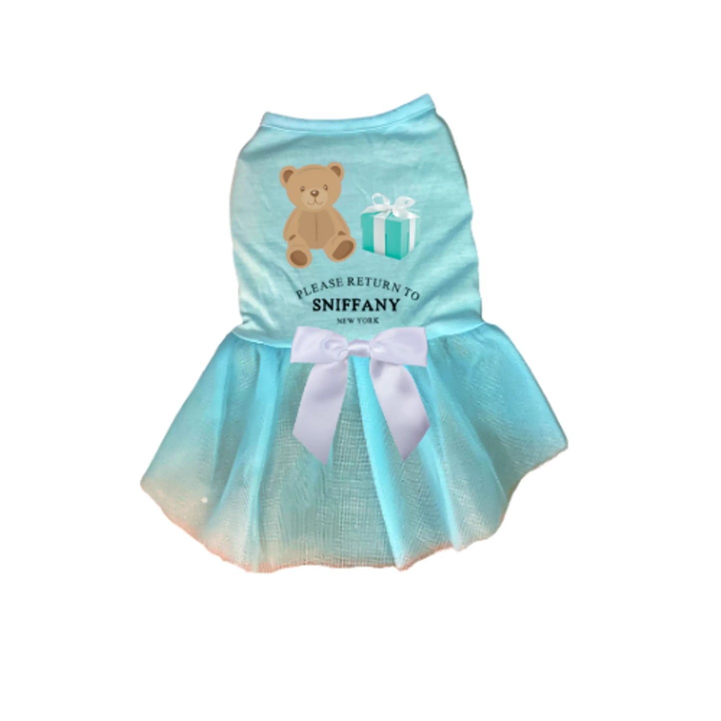 Sniffany Bear Tutu Dog Dress