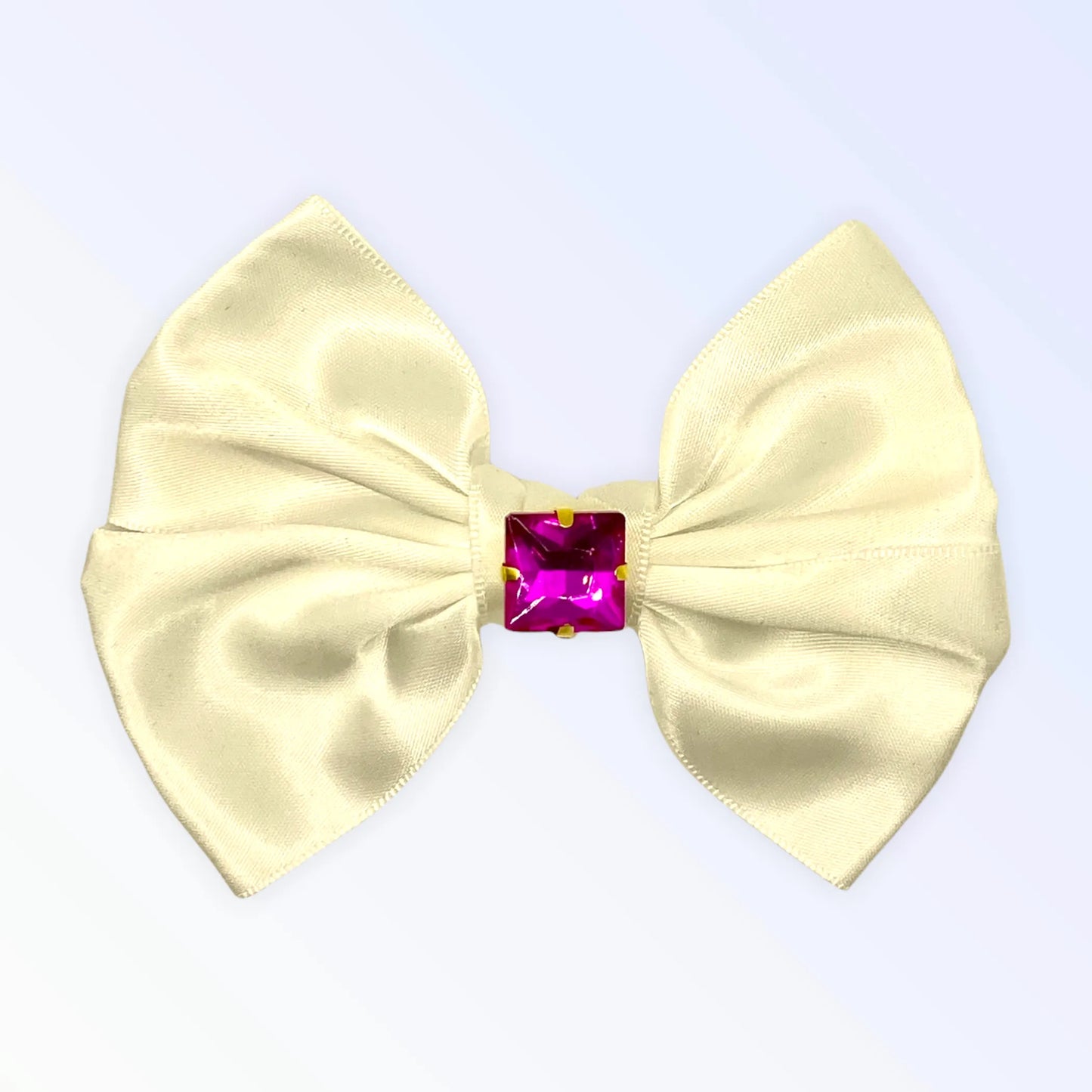 Glass Diamond Rhinestone Bow- Short