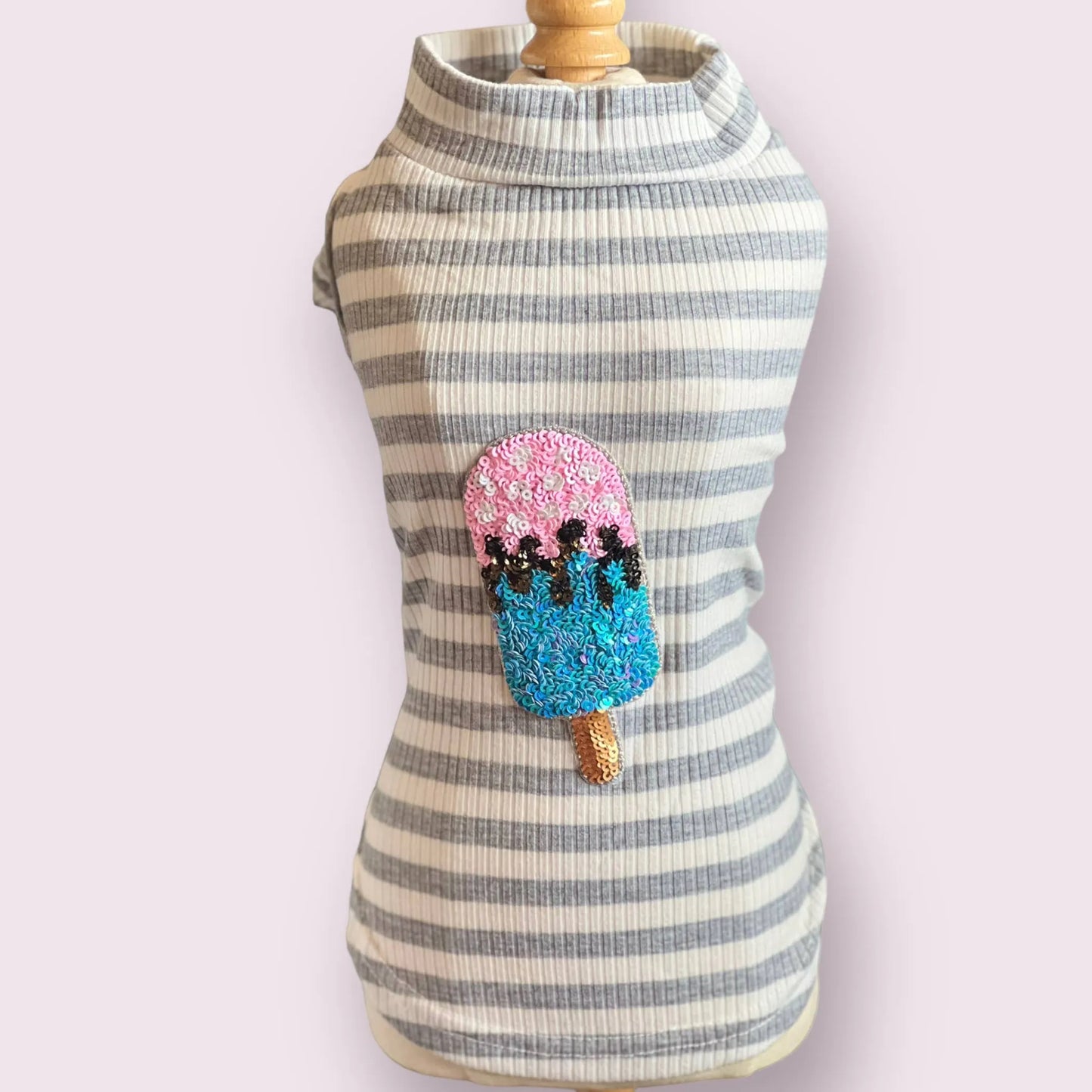 My Ice Cream Pullover- Dog Sweater