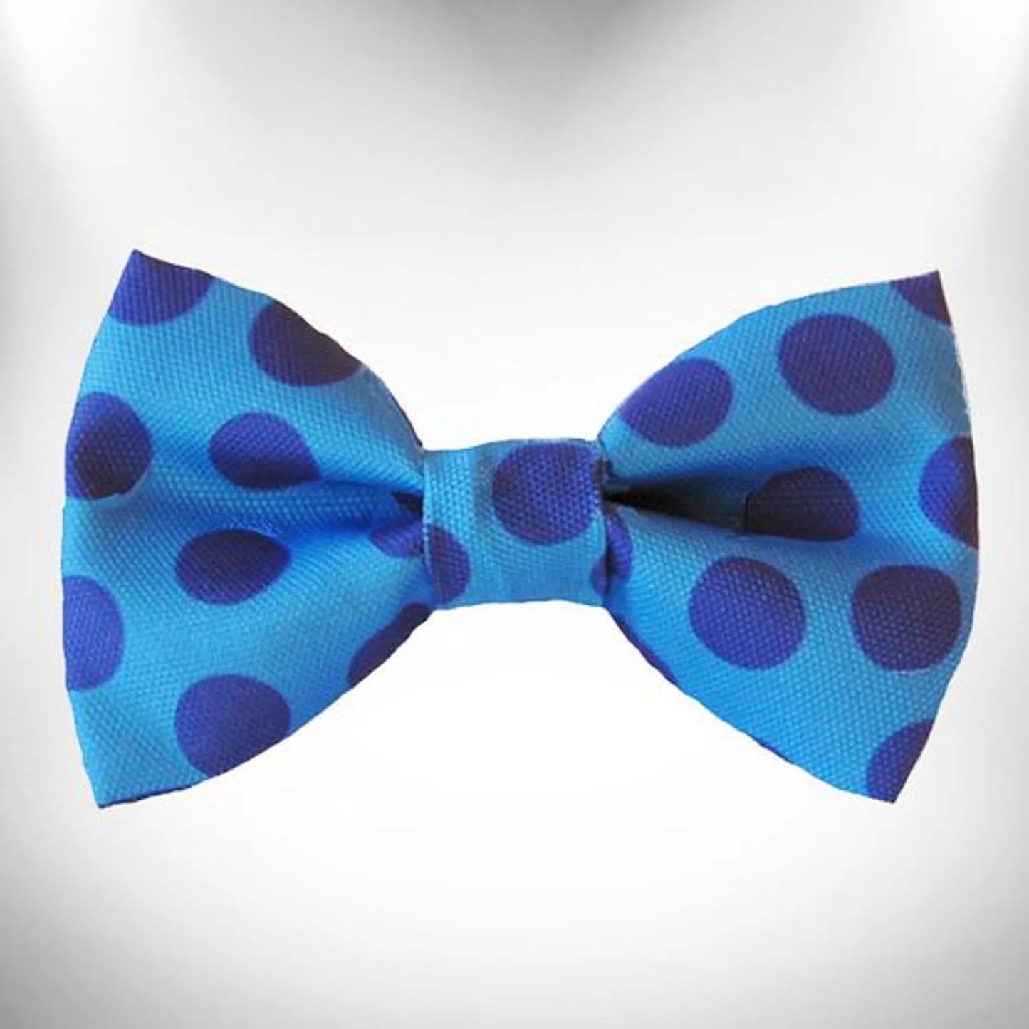 Polka Dot Dog - Monotone Bow Tie