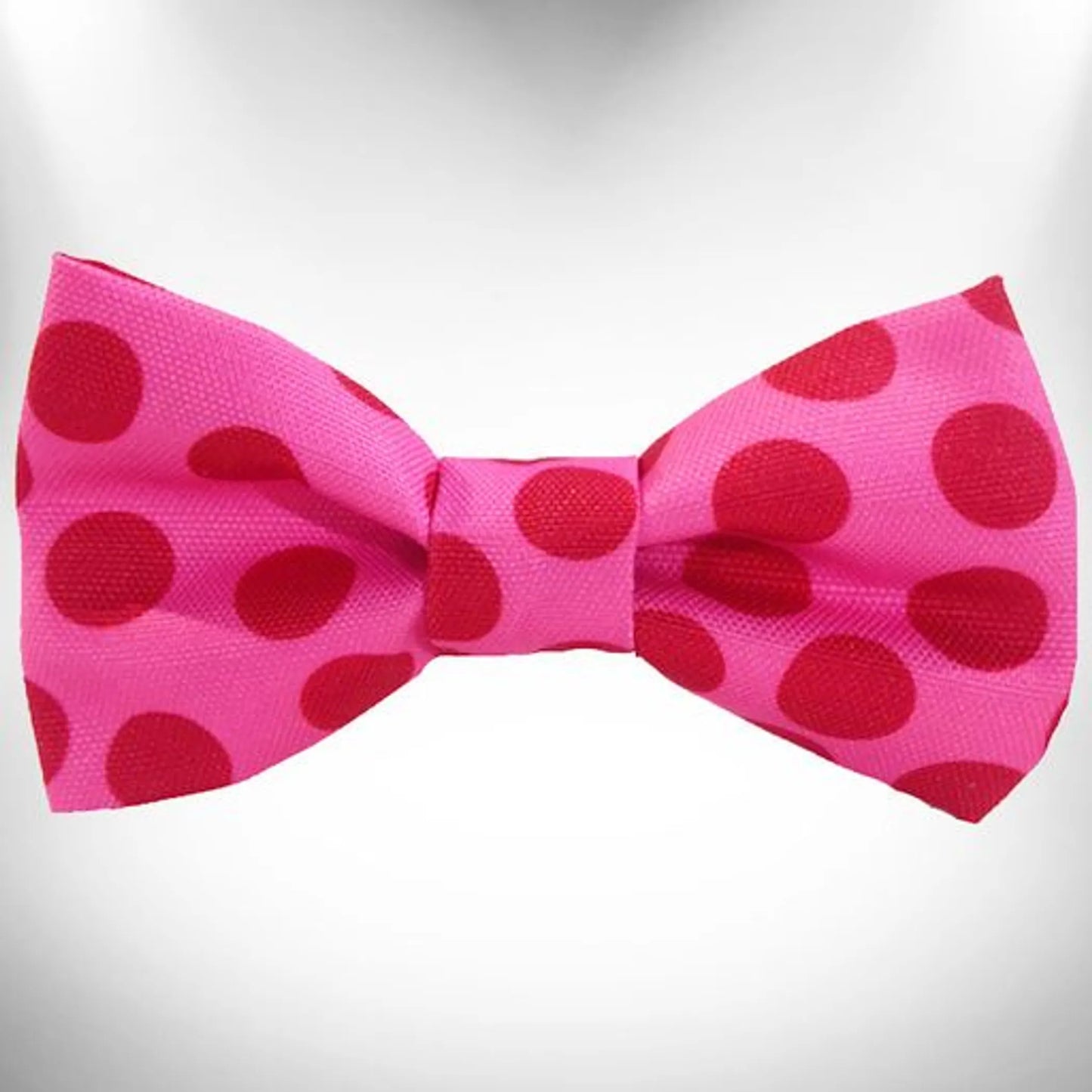 Polka Dot Dog - Monotone Bow Tie