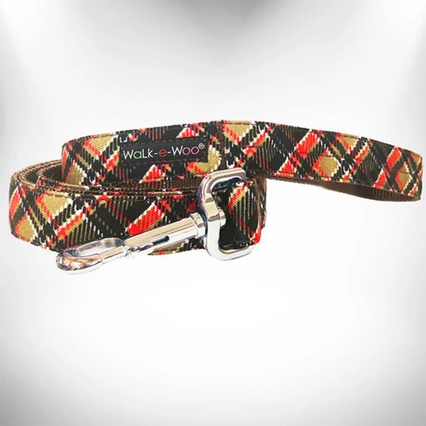 Plaid Dog Bow Tie