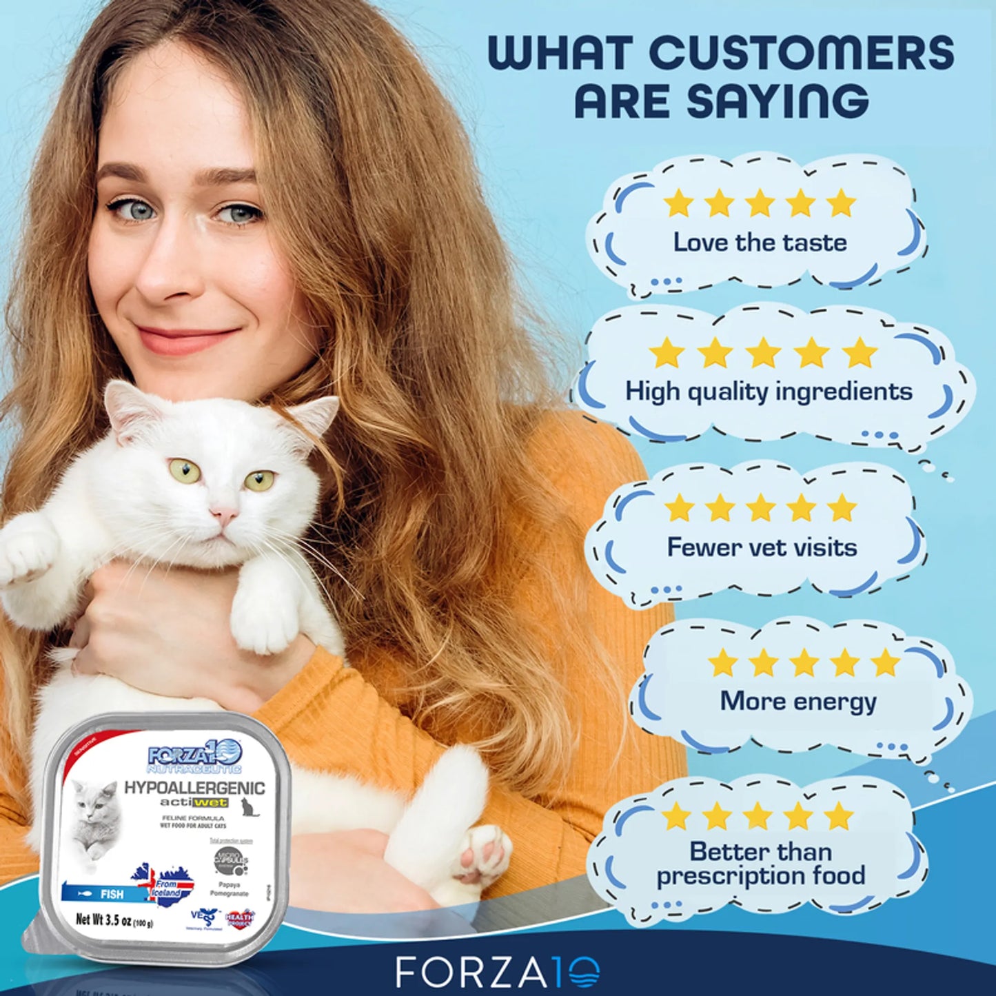 Forza10 Actiwet Hypoallergenic Icelandic Fish Recipe Canned Cat Food