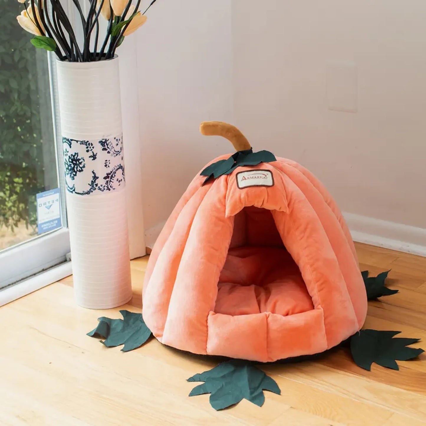 Armarkat Cat Bed C85CCS PumpkIn Shape