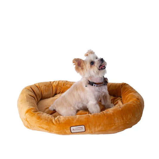 Armarkat Bolstered Pet Bed and Mat, ultra-soft Dog Bed S/M/L