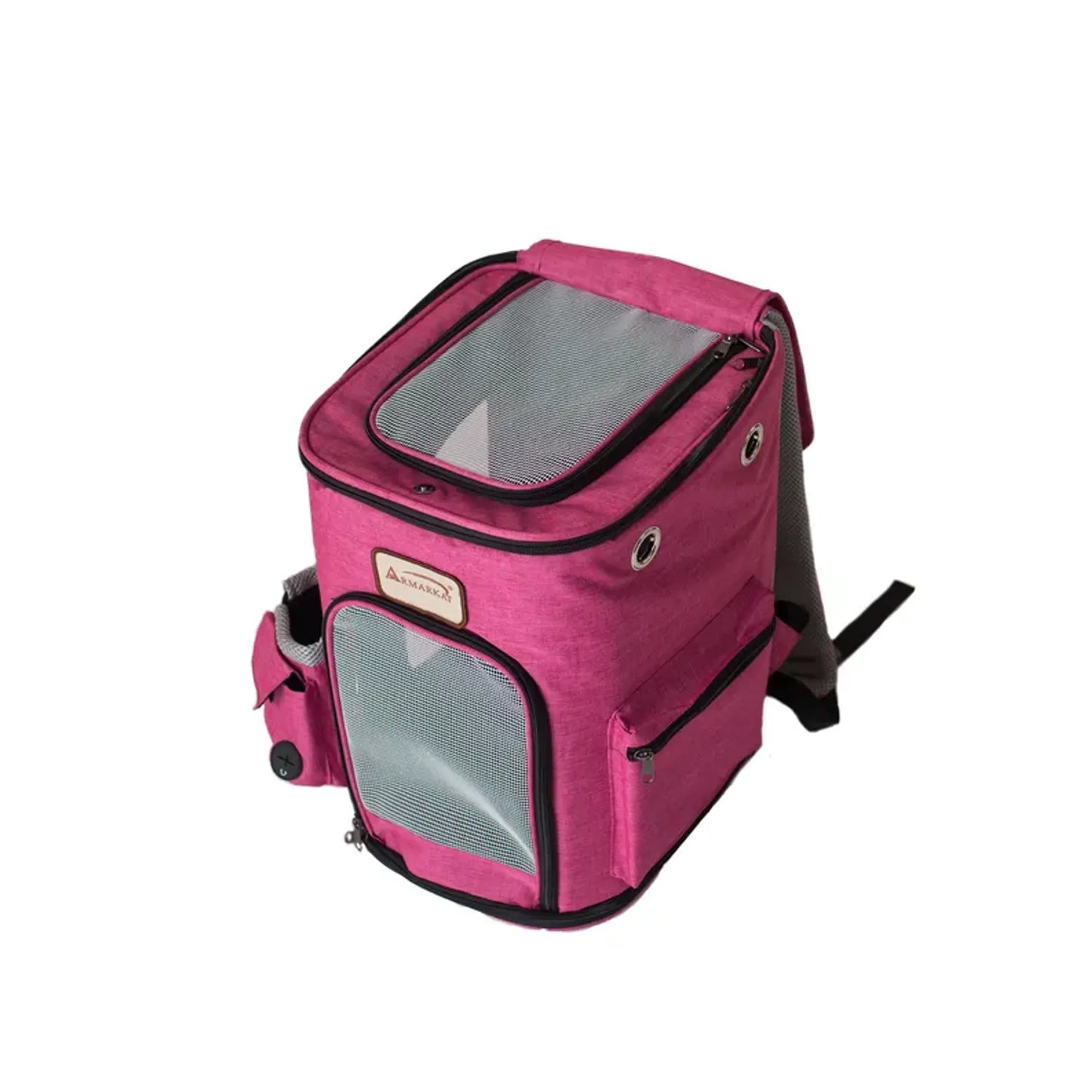 Armarkat PC301P Pets Backpack Pet Carrier In Pk and Gy Combo