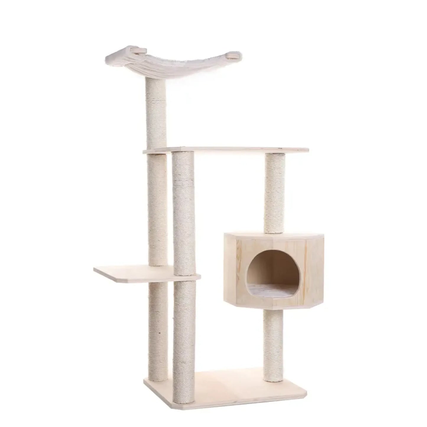 Armarkat Premium Scots Pine 54-Inch Cat Tree W Three Levels