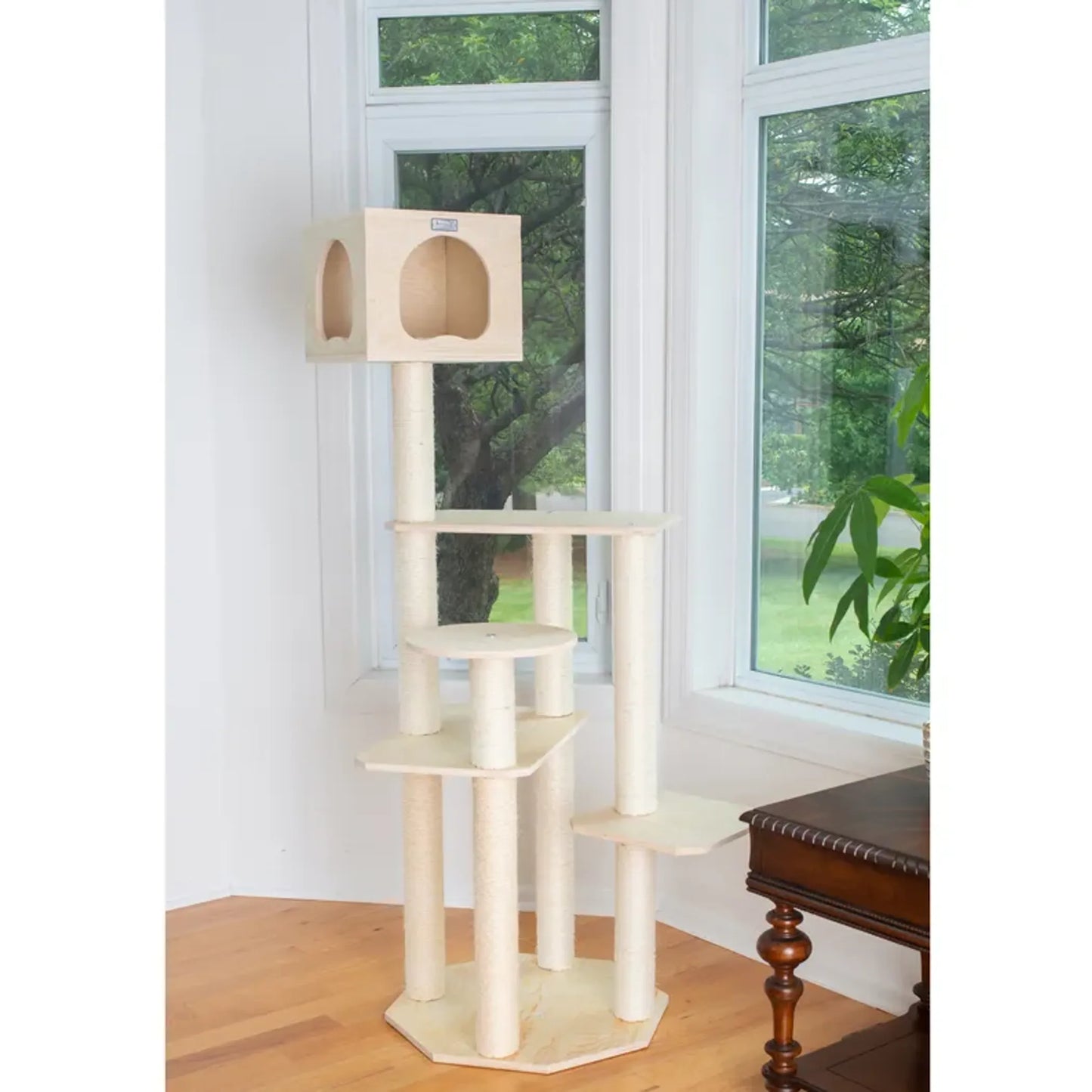 Armarkat Premium Scots Pine 69-Inch Cat Tree W Five Levels