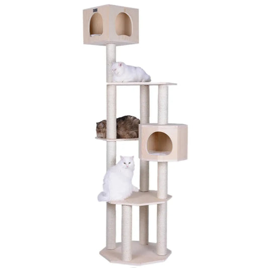 Armarkat Premium Scots Pine Cat TreeTall Sturdy Cat Tower