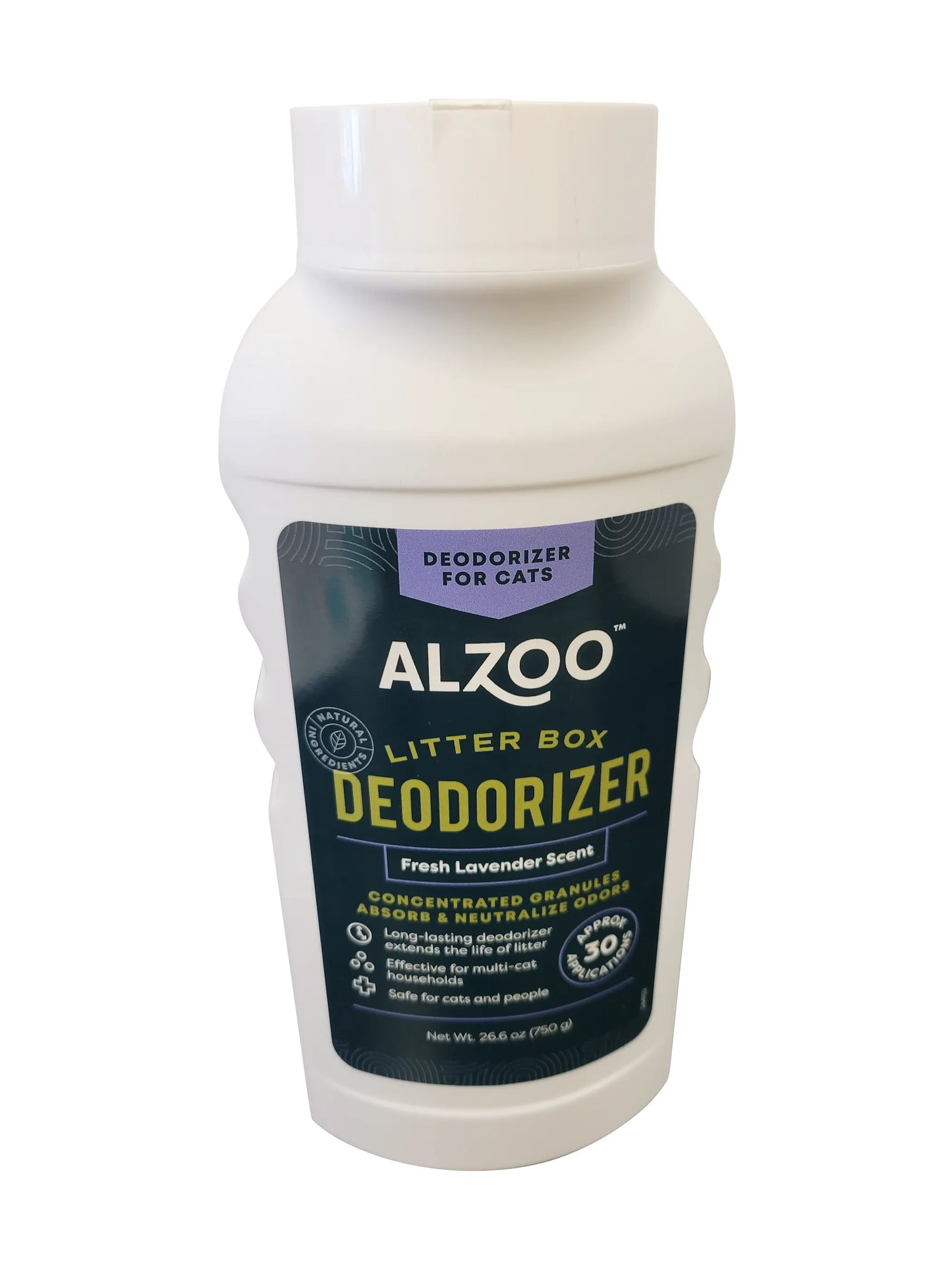 ALZOO Plant-Based Cat Litter Deodorizer Fresh Lavender, 26.6oz